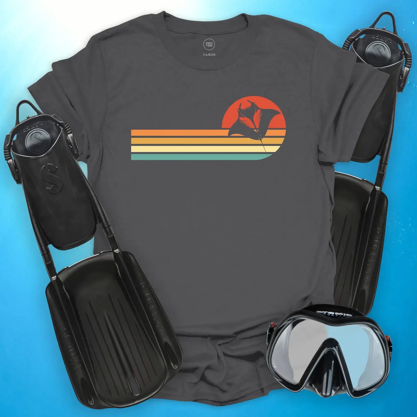 Manta Retro Sunset T-Shirt