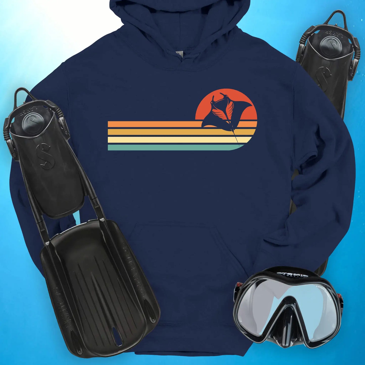 Manta Retro Sunset Hoodie