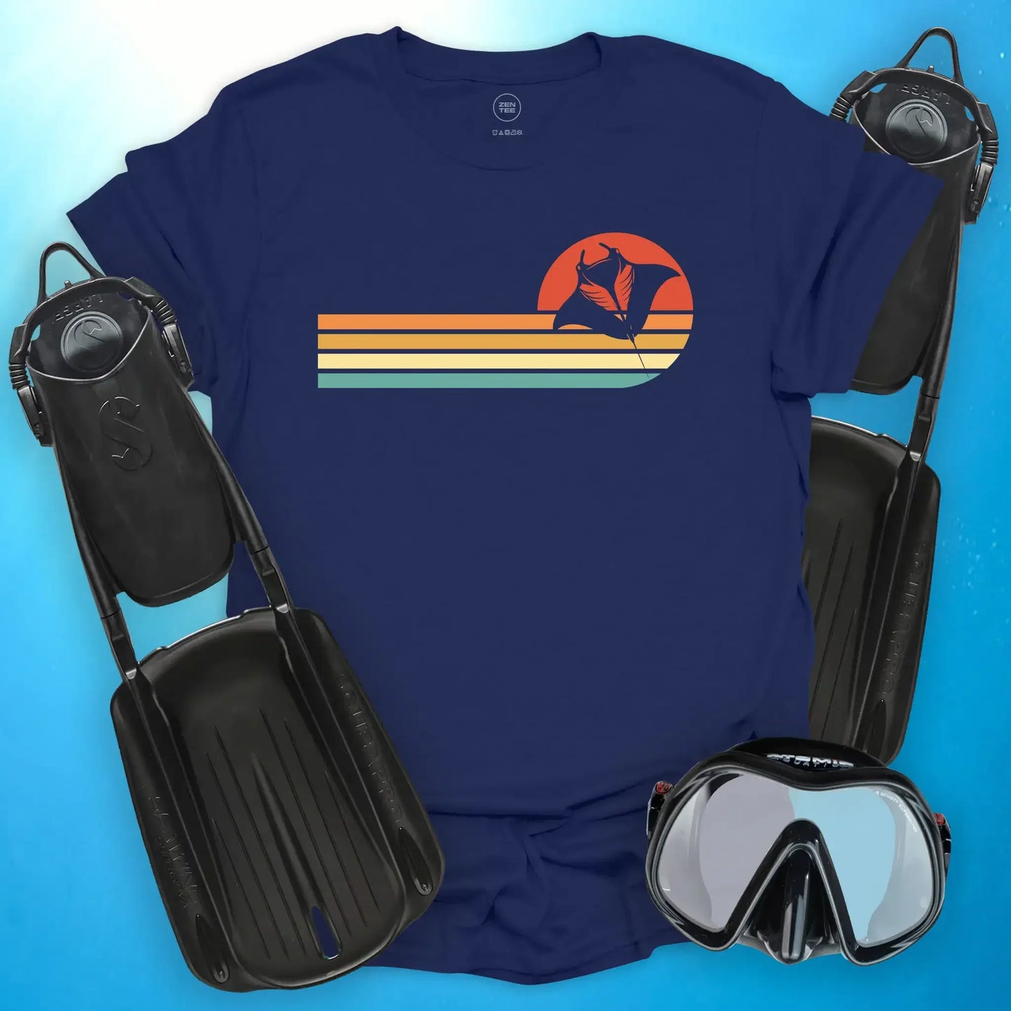 Manta Retro Sunset T-Shirt