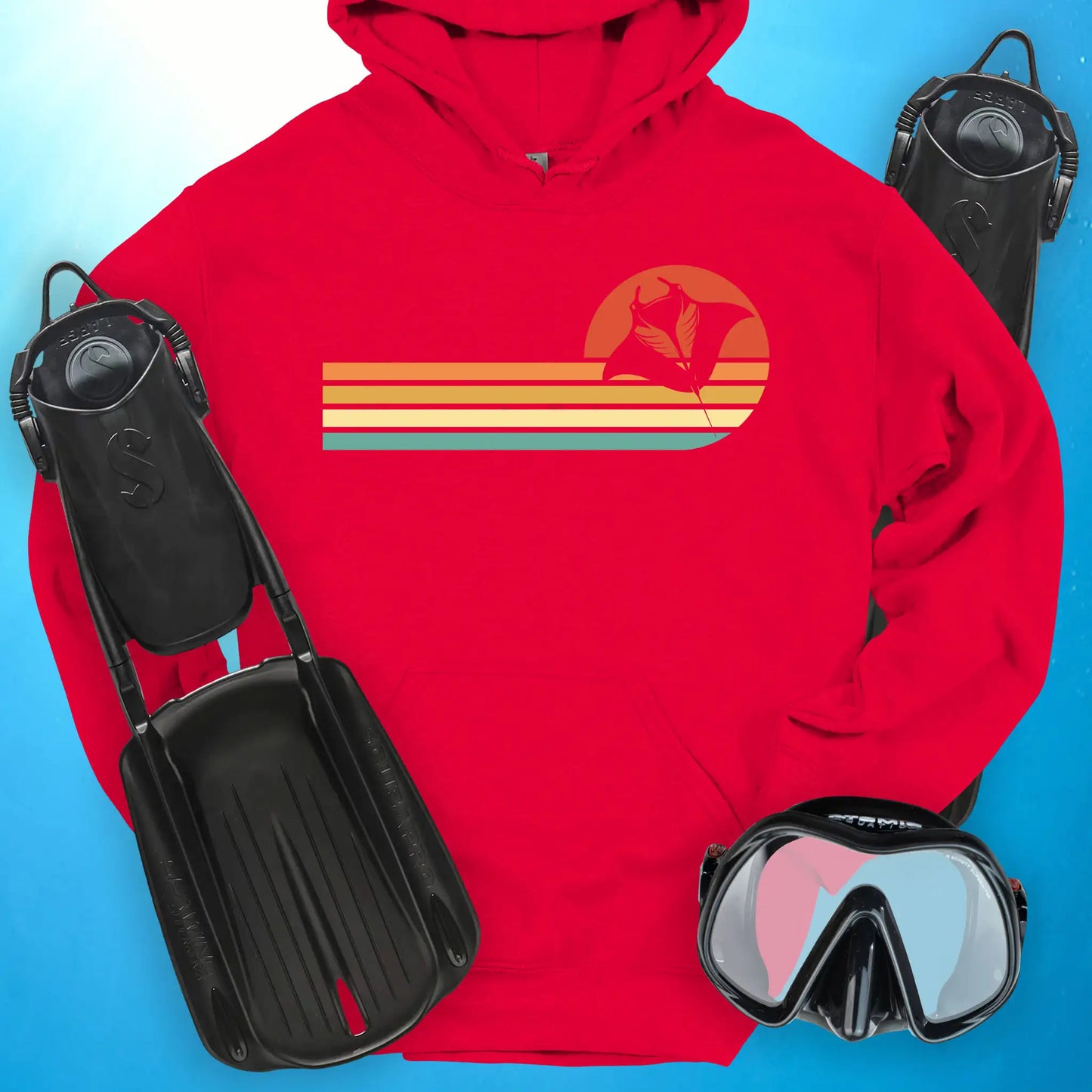 Manta Retro Sunset Hoodie