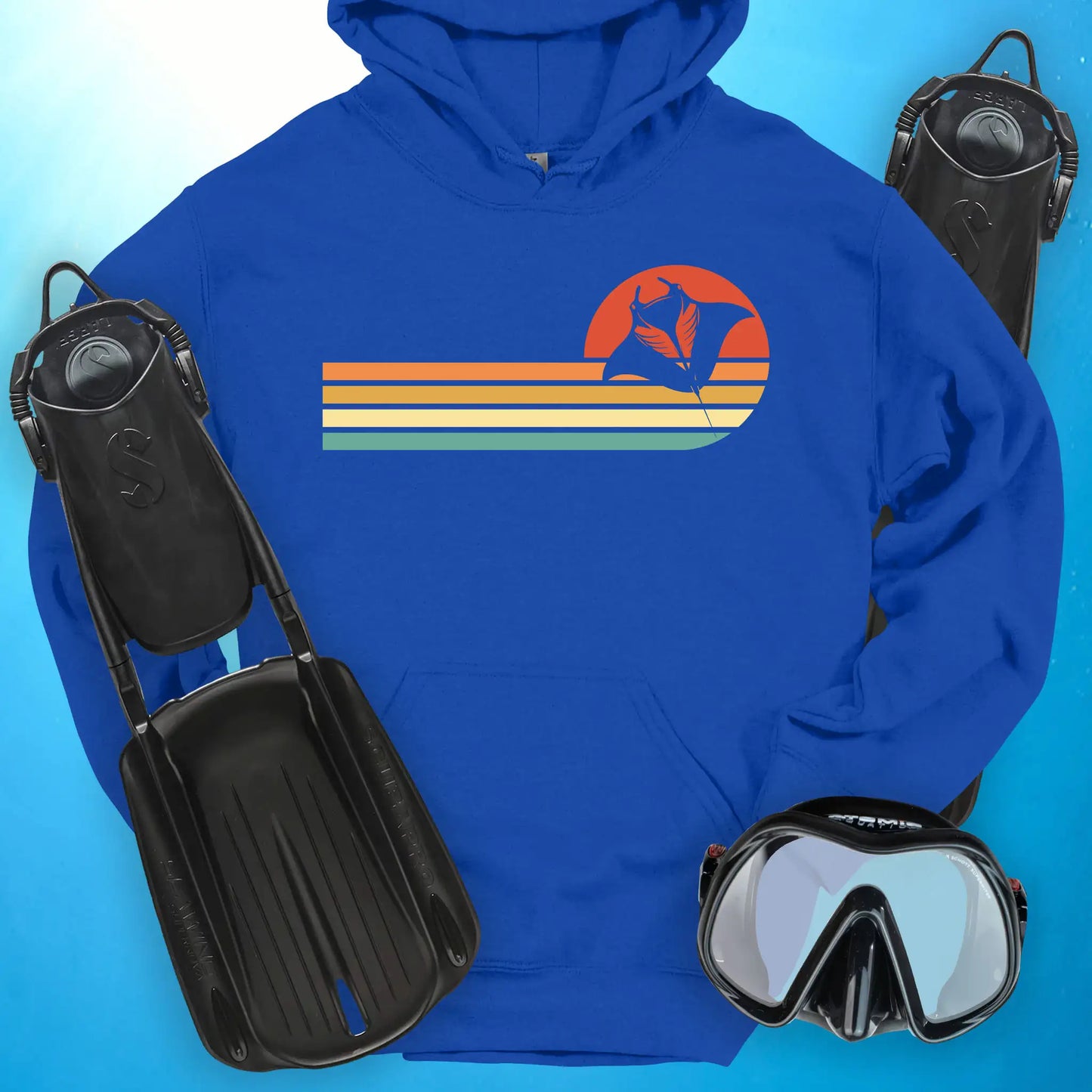 Manta Retro Sunset Hoodie