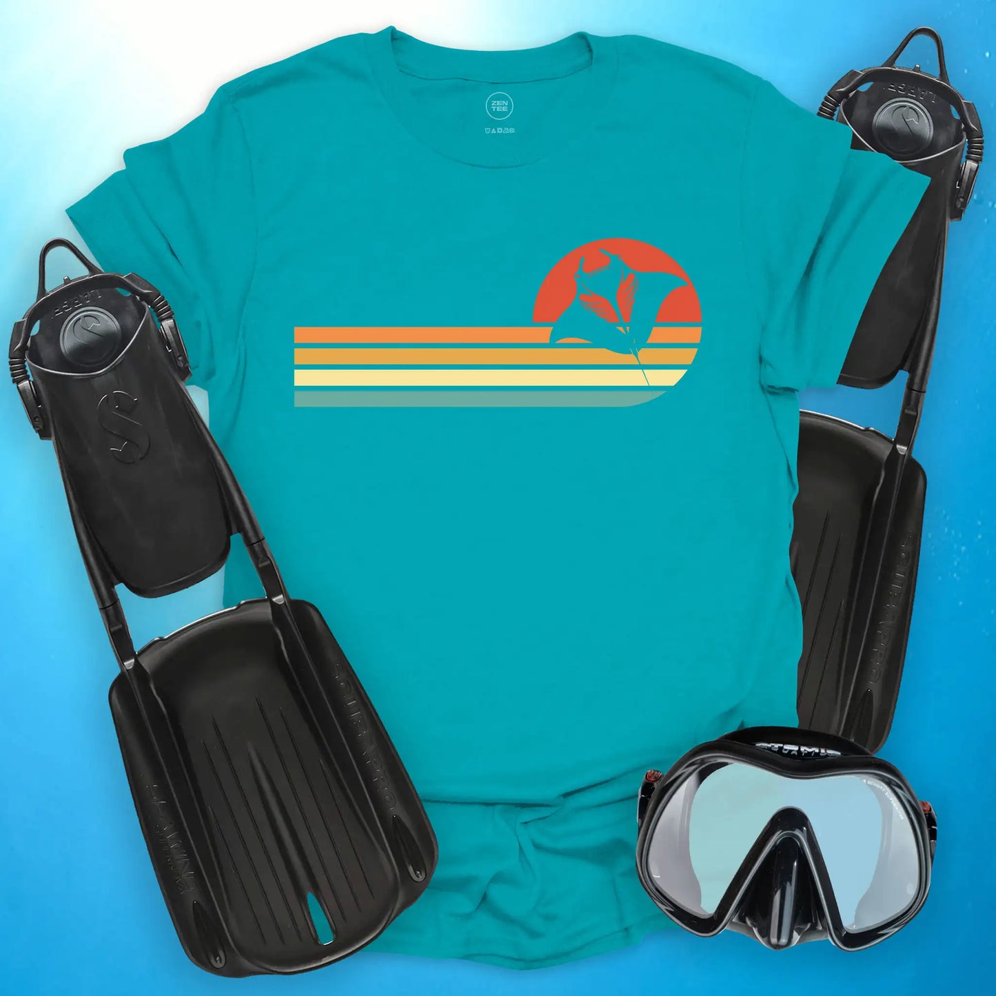 Manta Retro Sunset T-Shirt