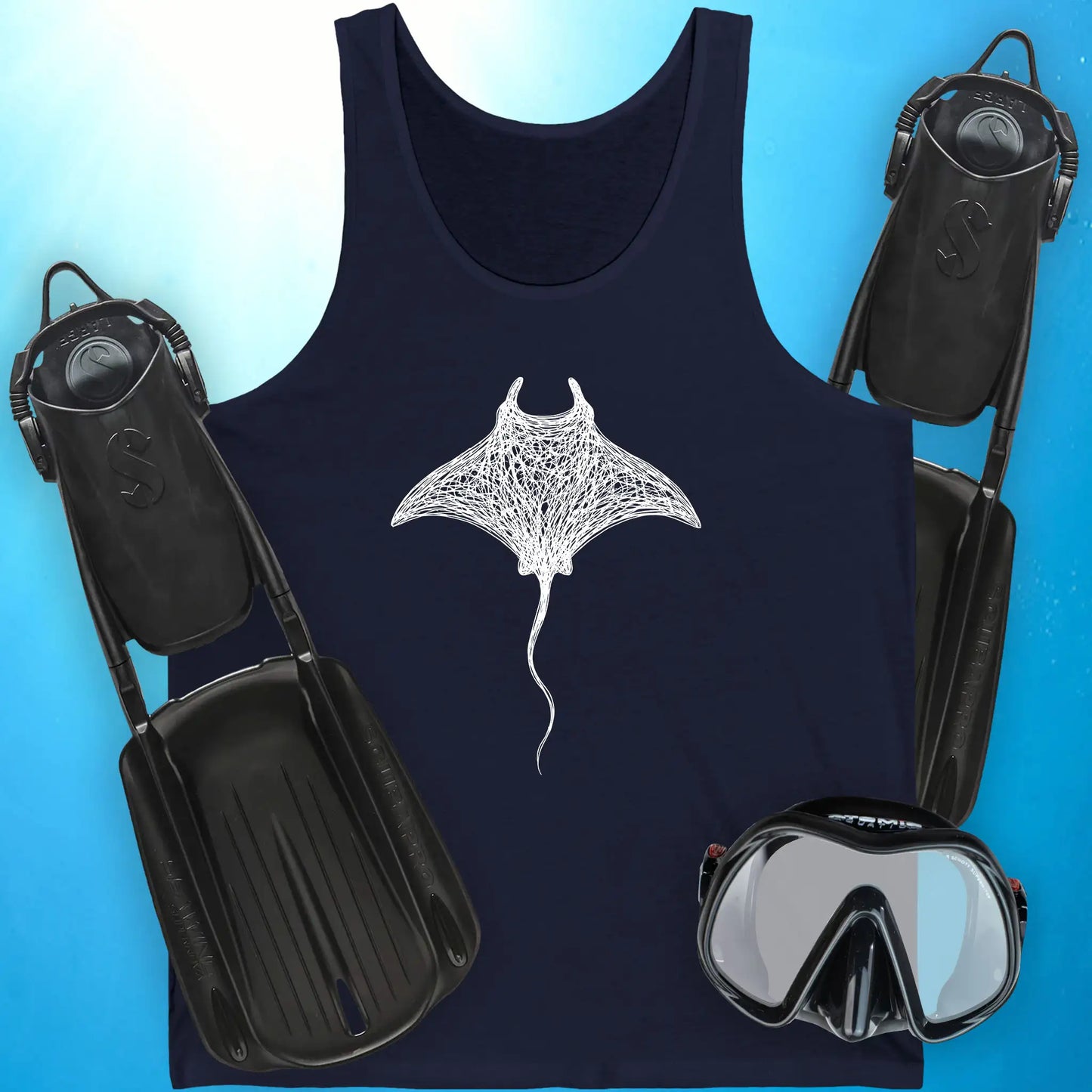 Manta Rise Scribble Tank Top