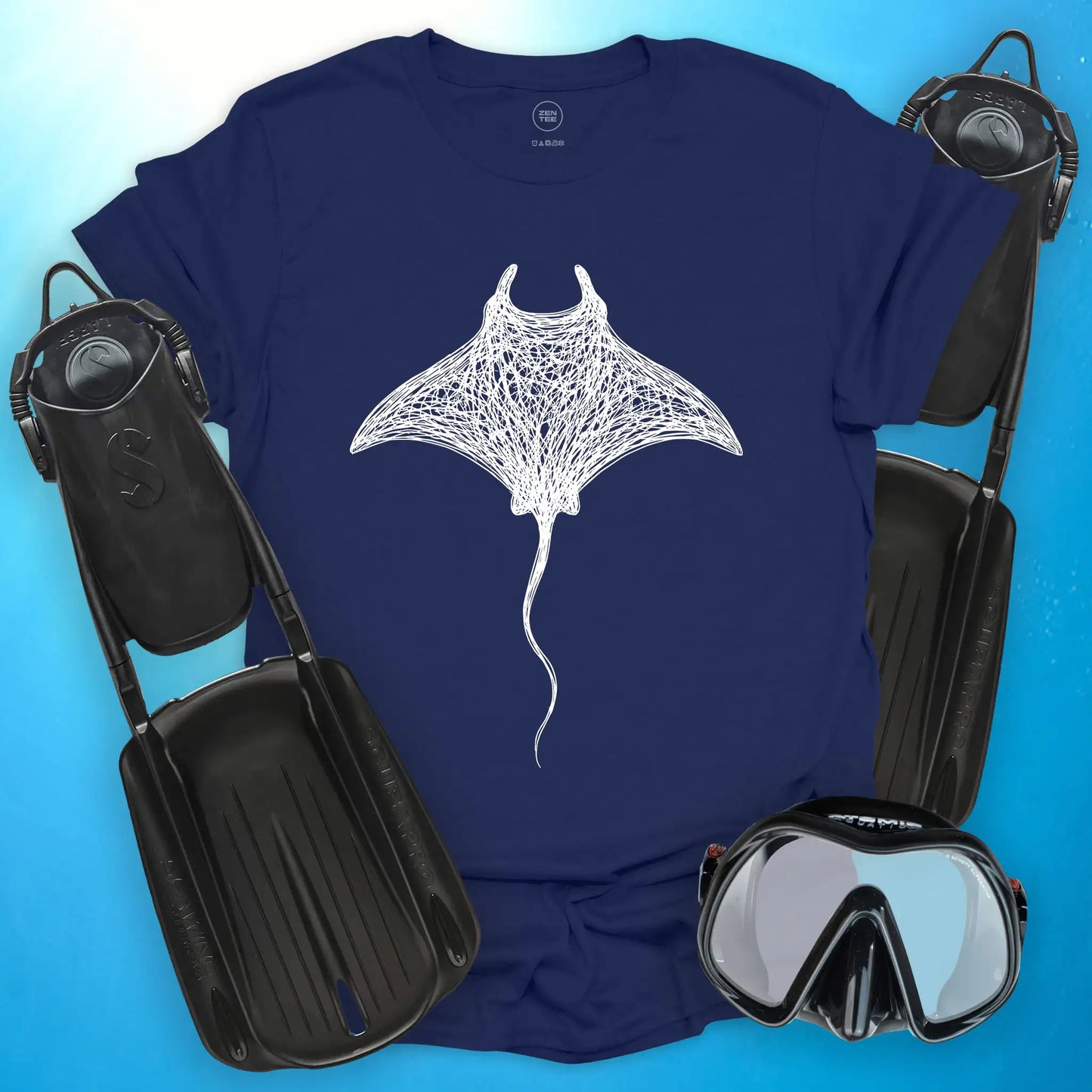 Manta Rise Scribble T-Shirt