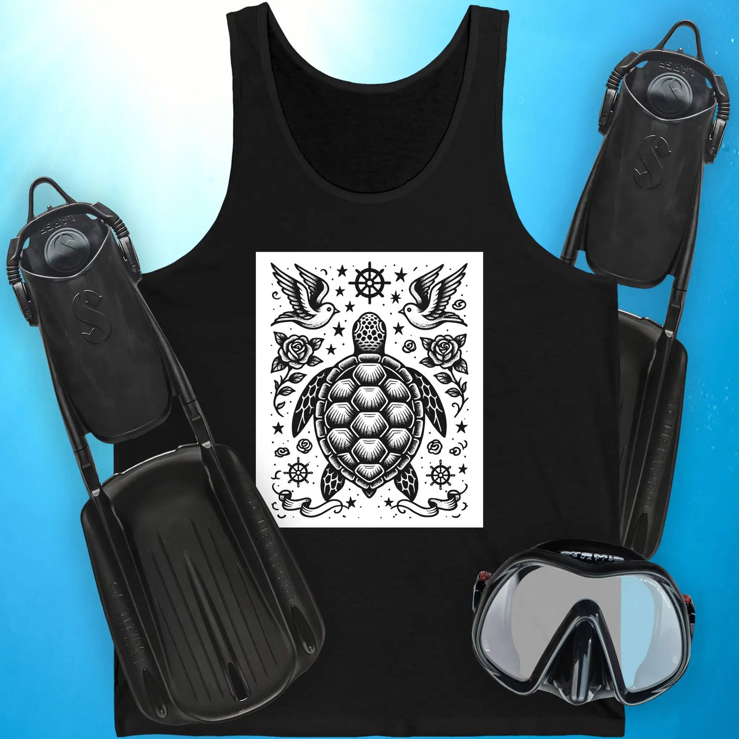 Sailor Jerry Turtle Tank Top