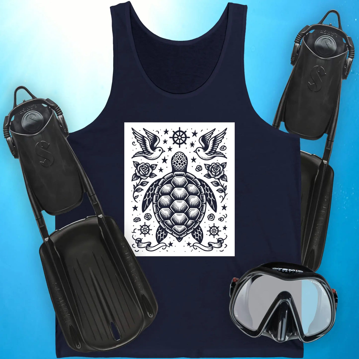 Sailor Jerry Turtle Tank Top