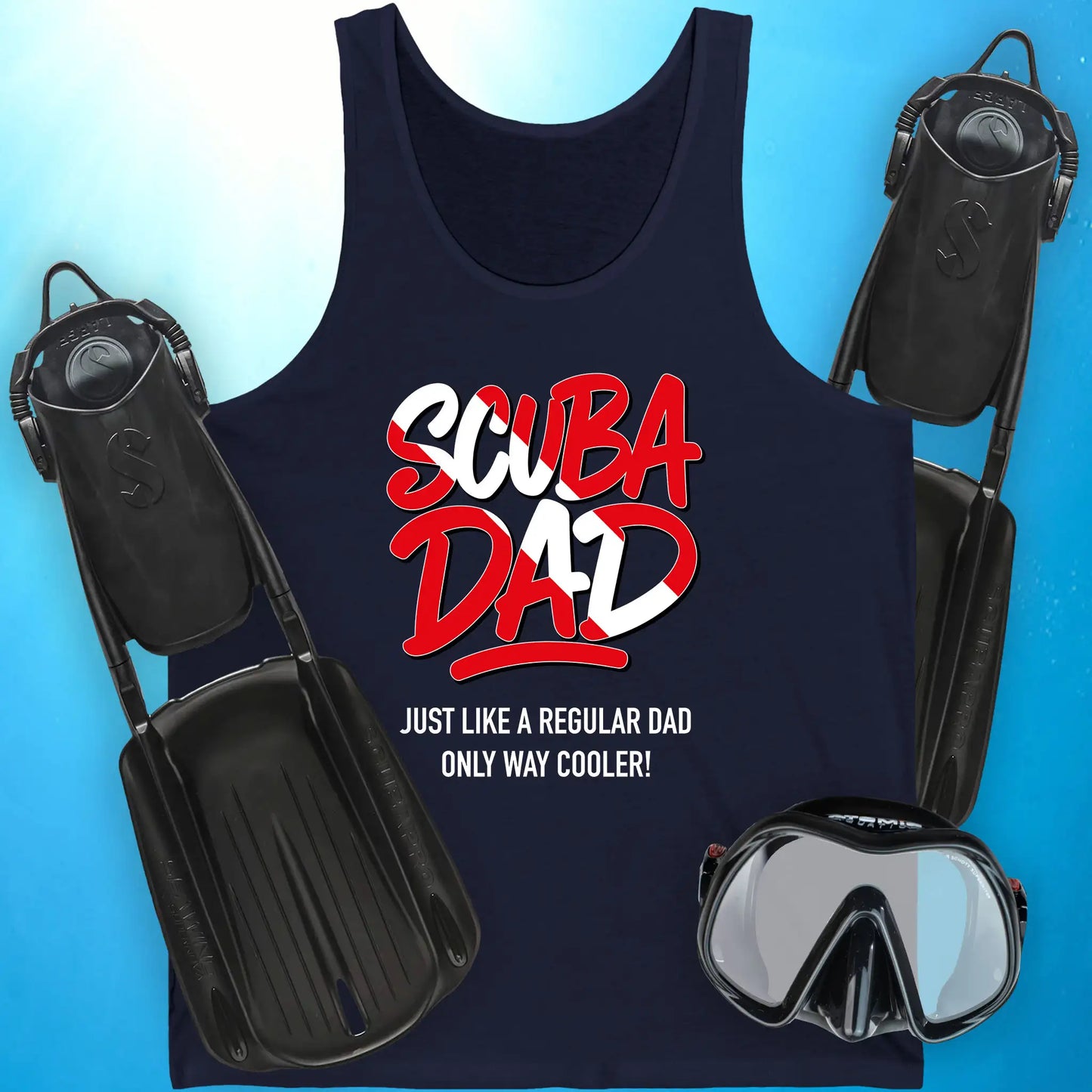 Scuba Dad Tank Top