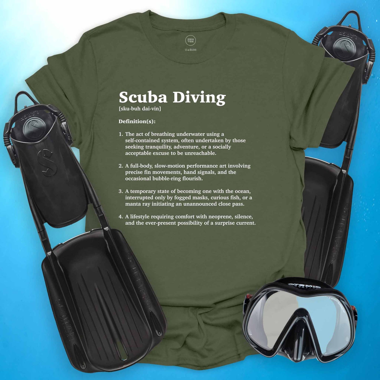 Scuba Diving Definition T-Shirt