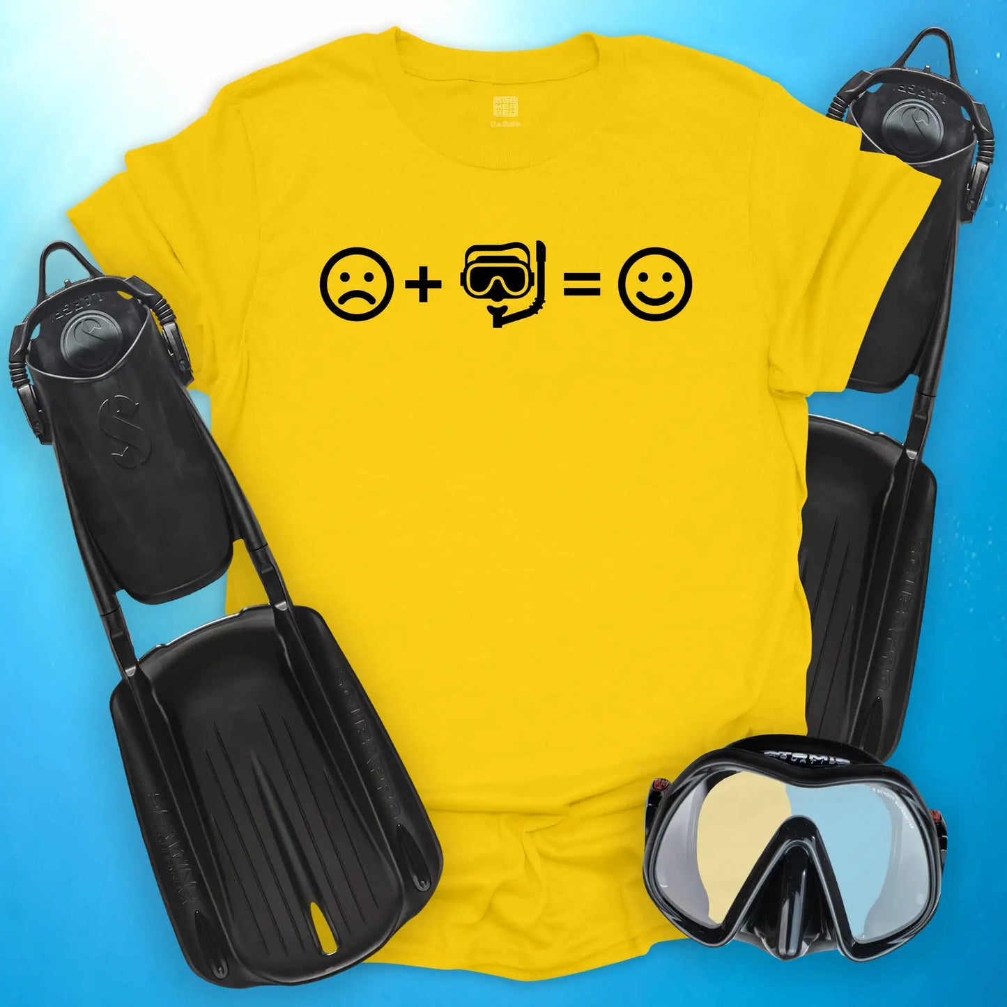 Scuba Emoji Math T-Shirt
