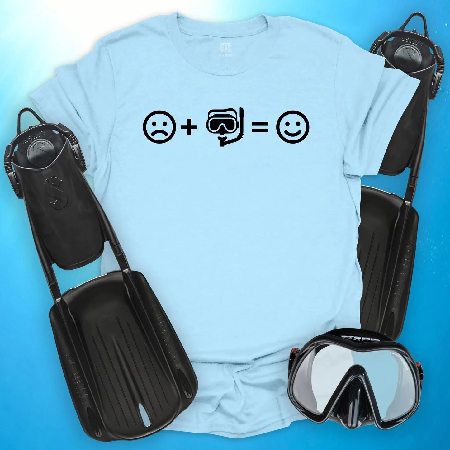 Scuba Emoji Math T-Shirt