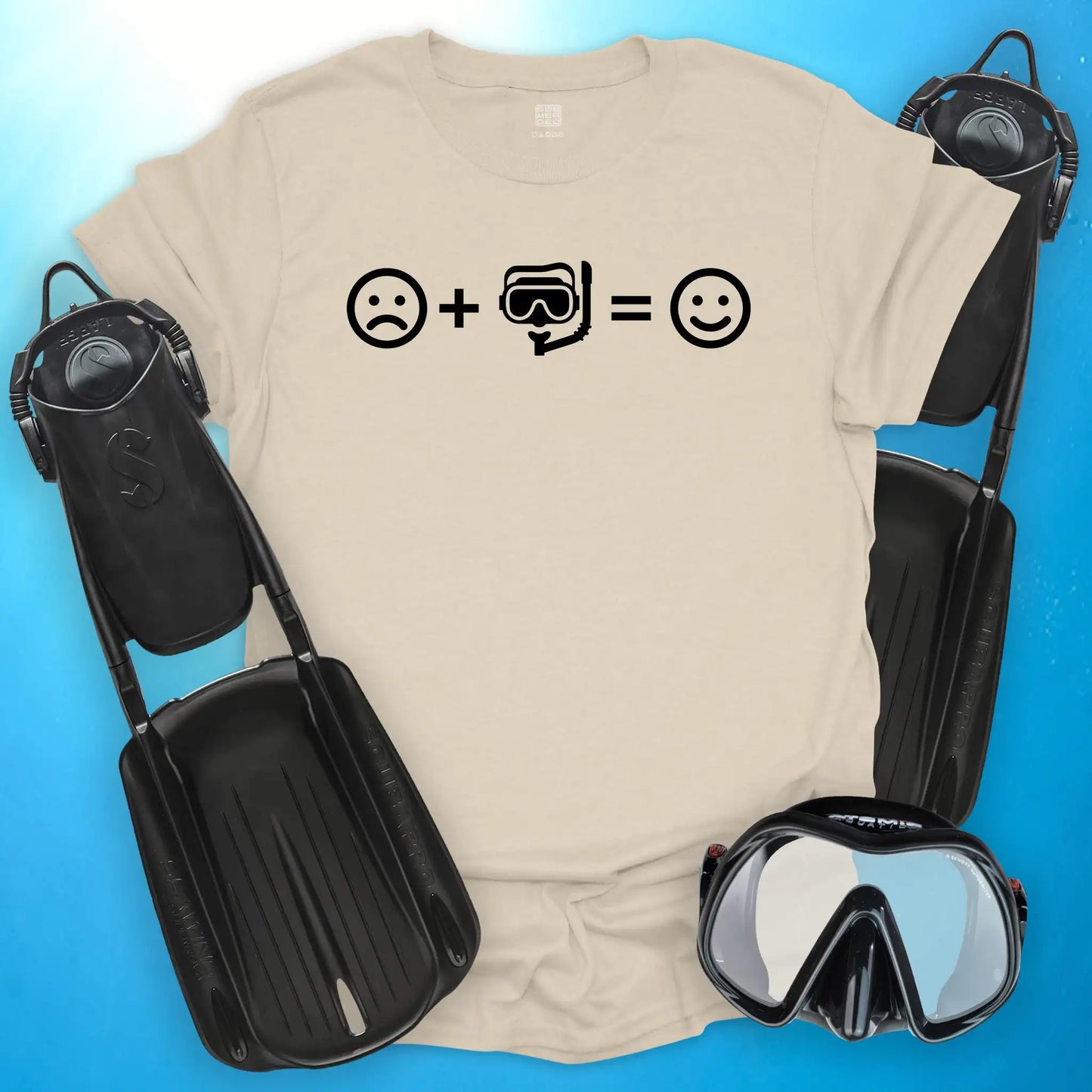 Scuba Emoji Math T-Shirt