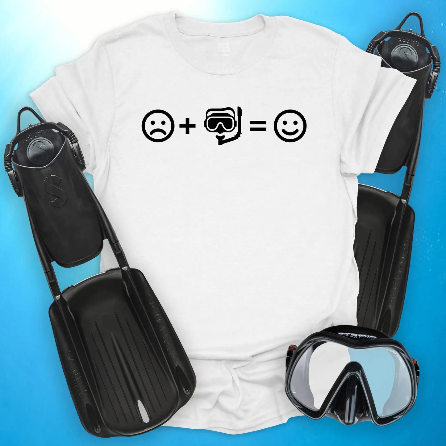 Scuba Emoji Math T-Shirt