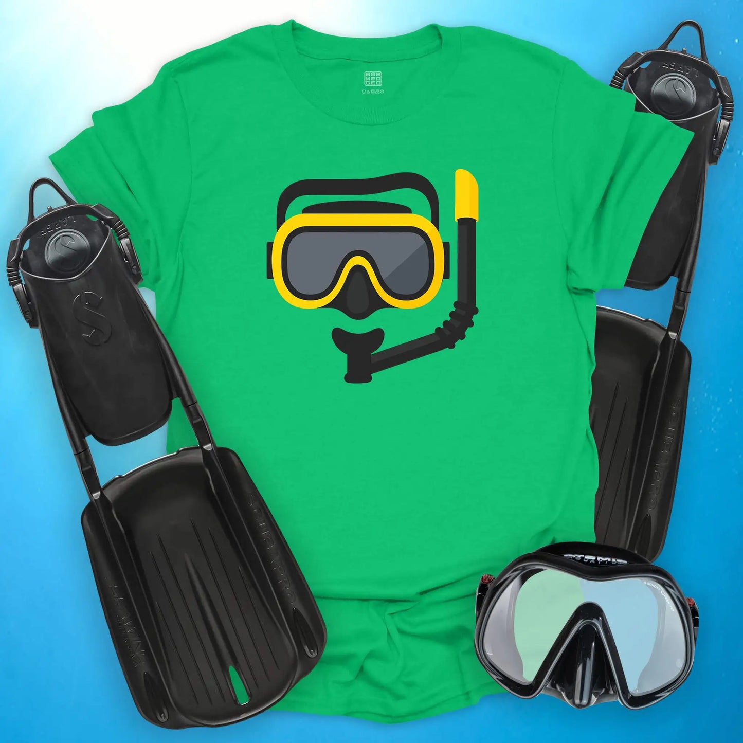 Scuba Mask Emoji T-Shirt