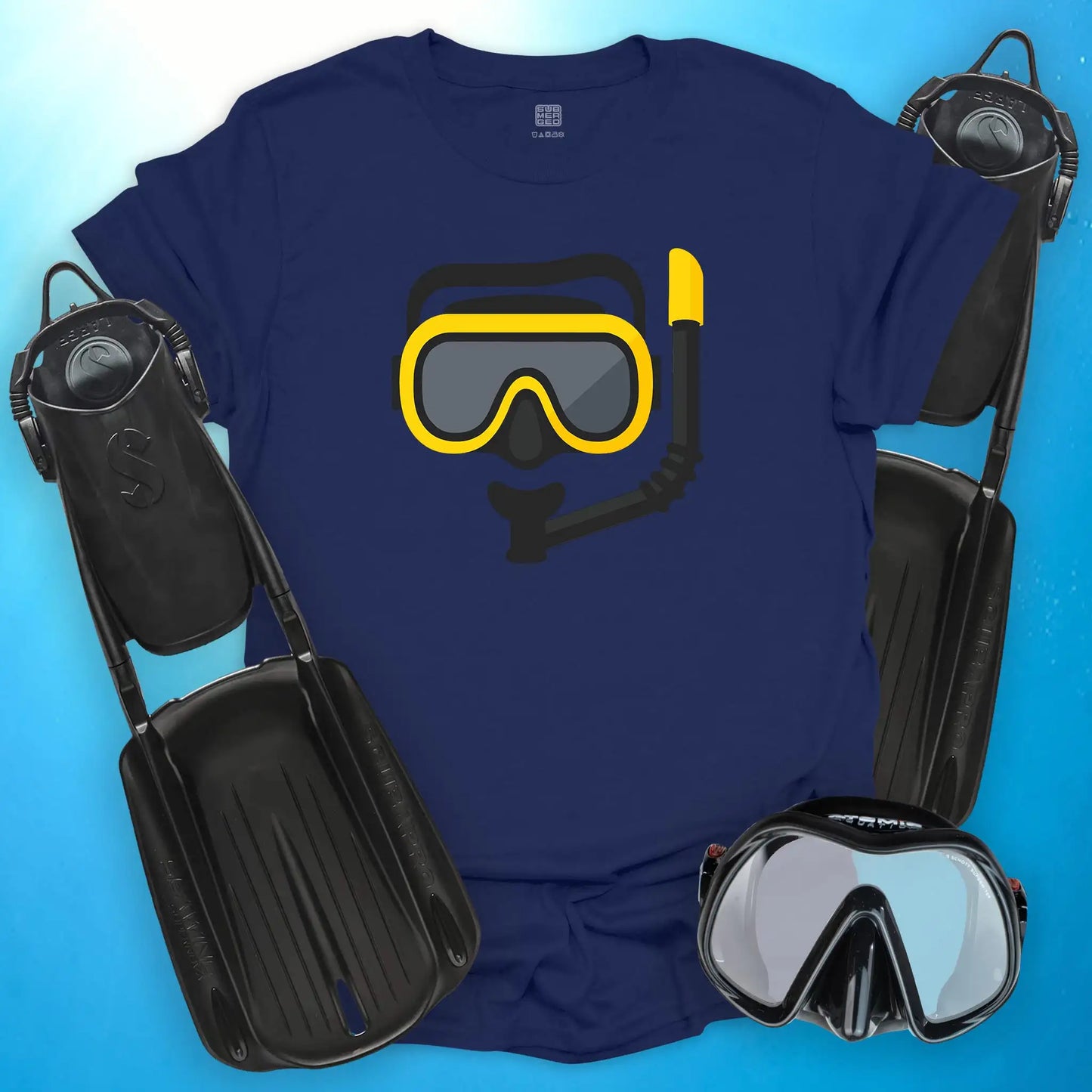 Scuba Mask Emoji T-Shirt