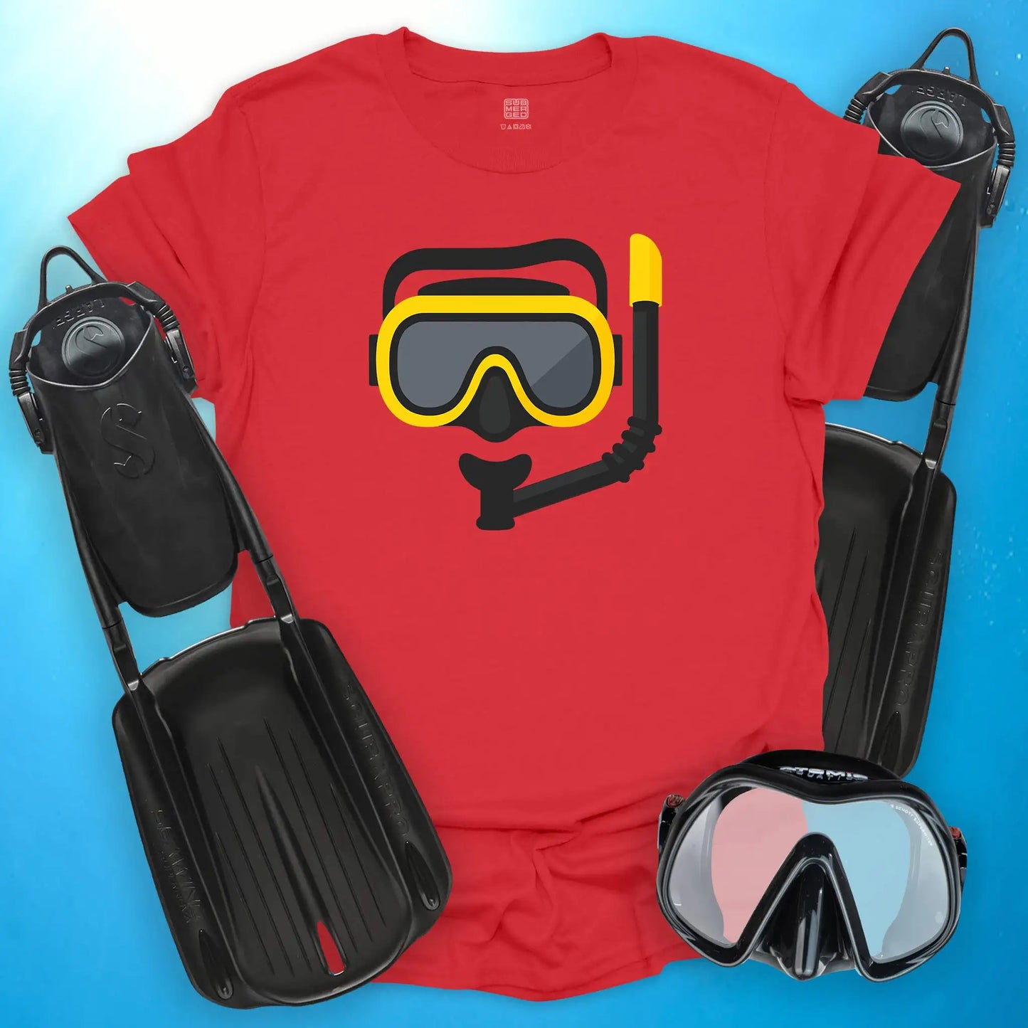 Scuba Mask Emoji T-Shirt