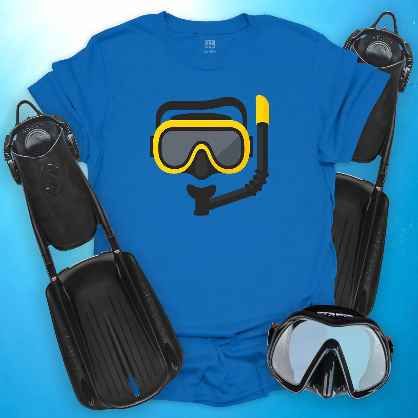 Scuba Mask Emoji T-Shirt