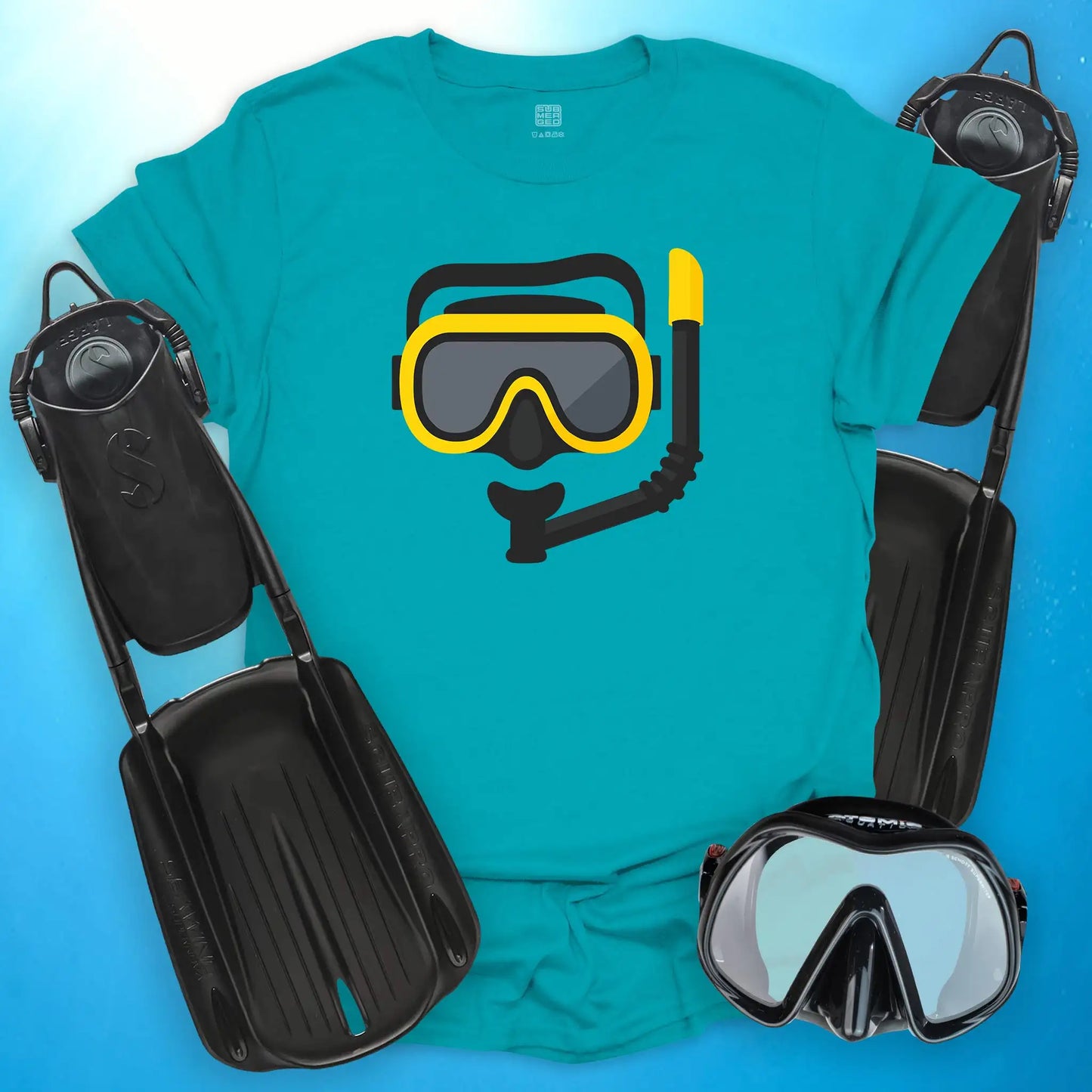Scuba Mask Emoji T-Shirt
