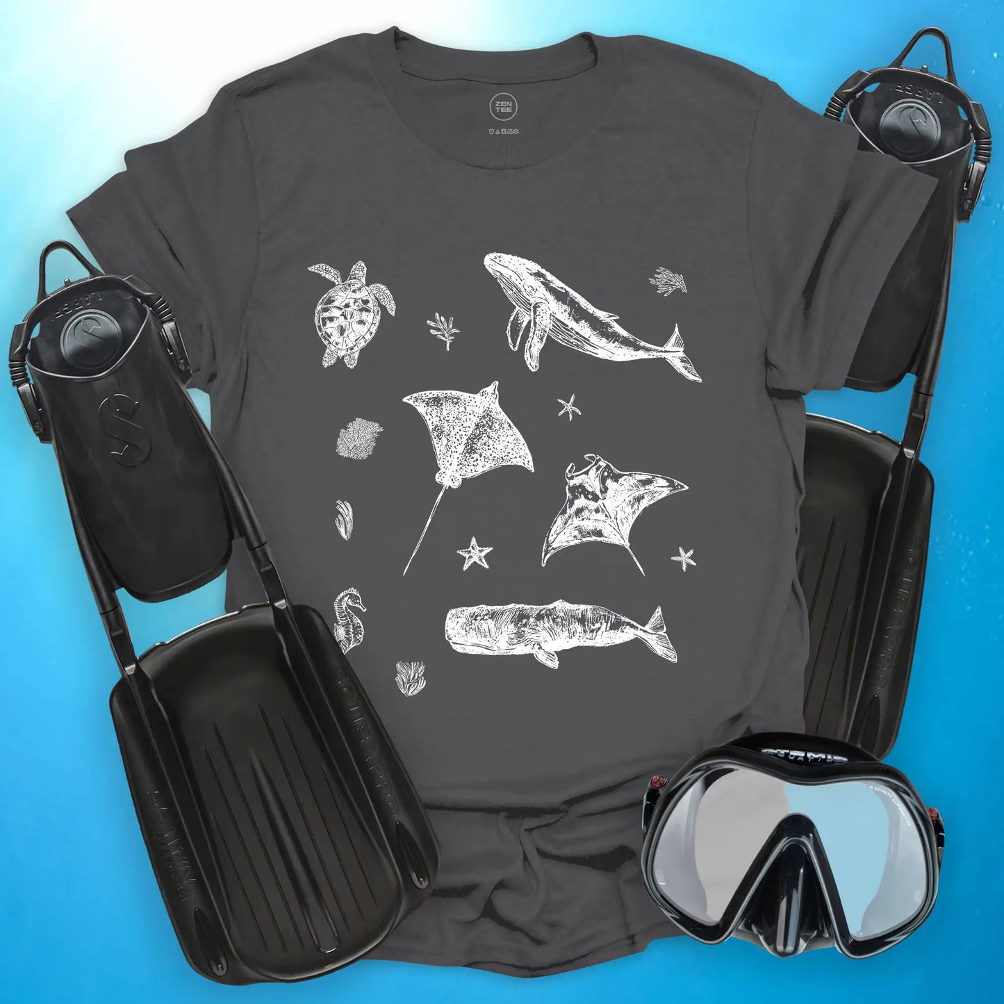 Sea Life Sketches T-Shirt