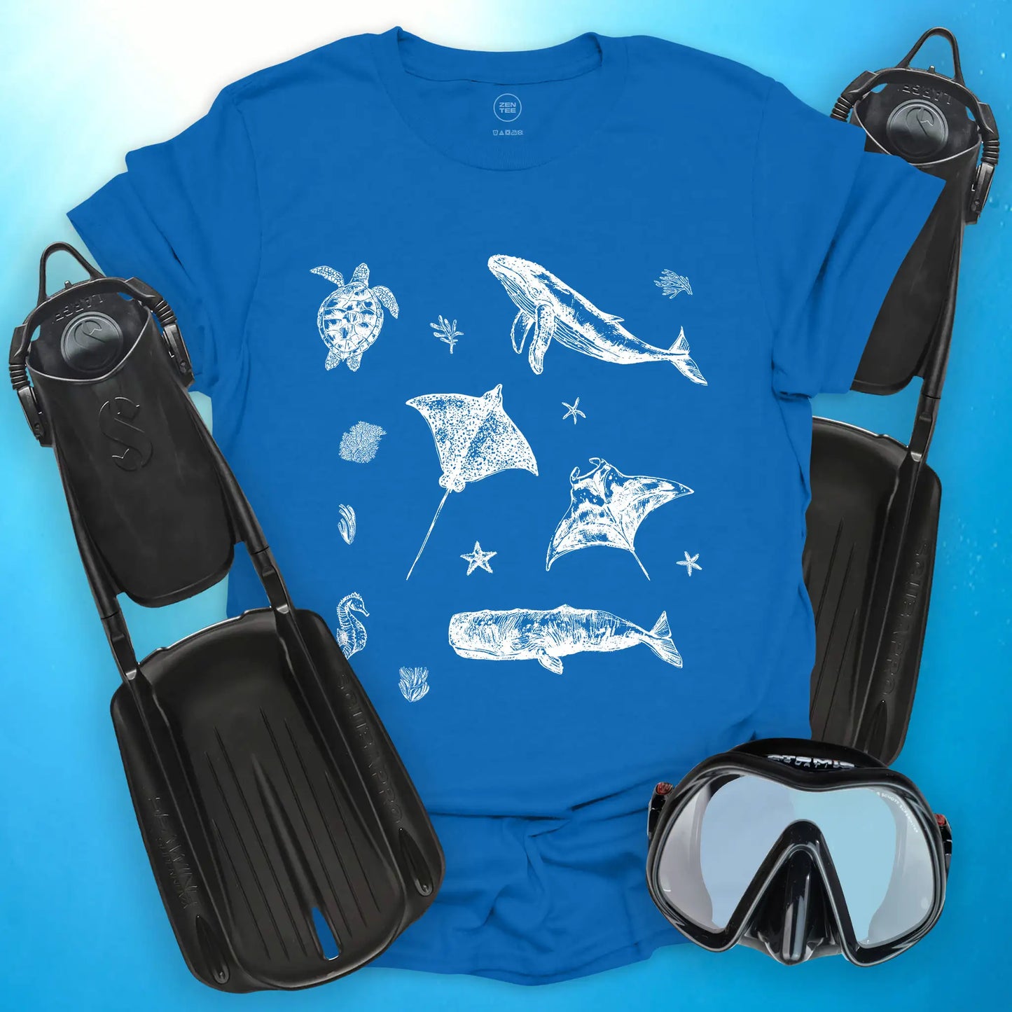 Sea Life Sketches T-Shirt