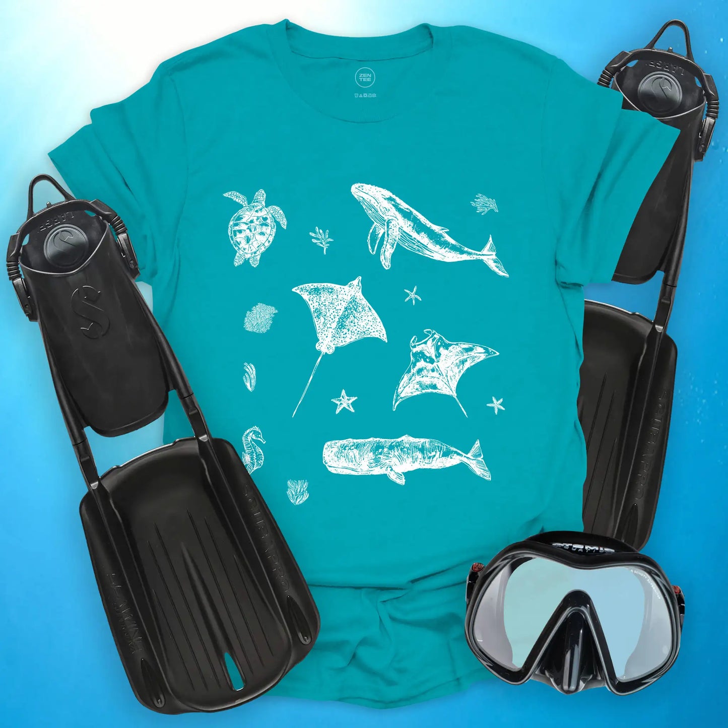 Sea Life Sketches T-Shirt