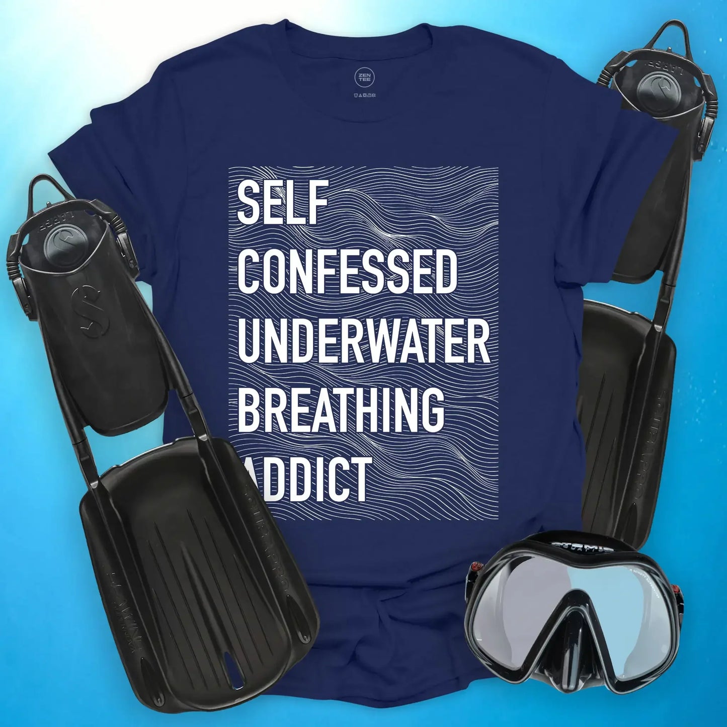 Self-Confessed Underwater Breathing Addict T-Shirt