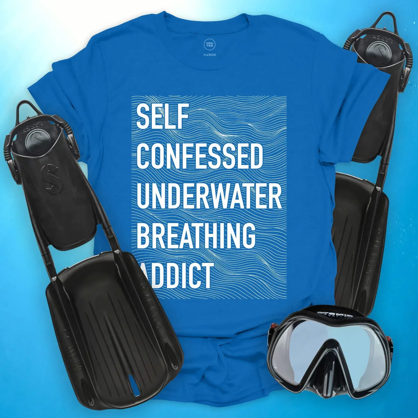 Self-Confessed Underwater Breathing Addict T-Shirt