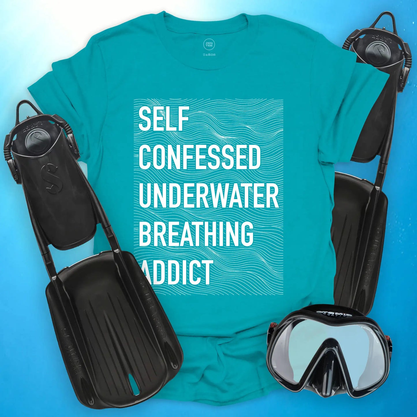 Self-Confessed Underwater Breathing Addict T-Shirt