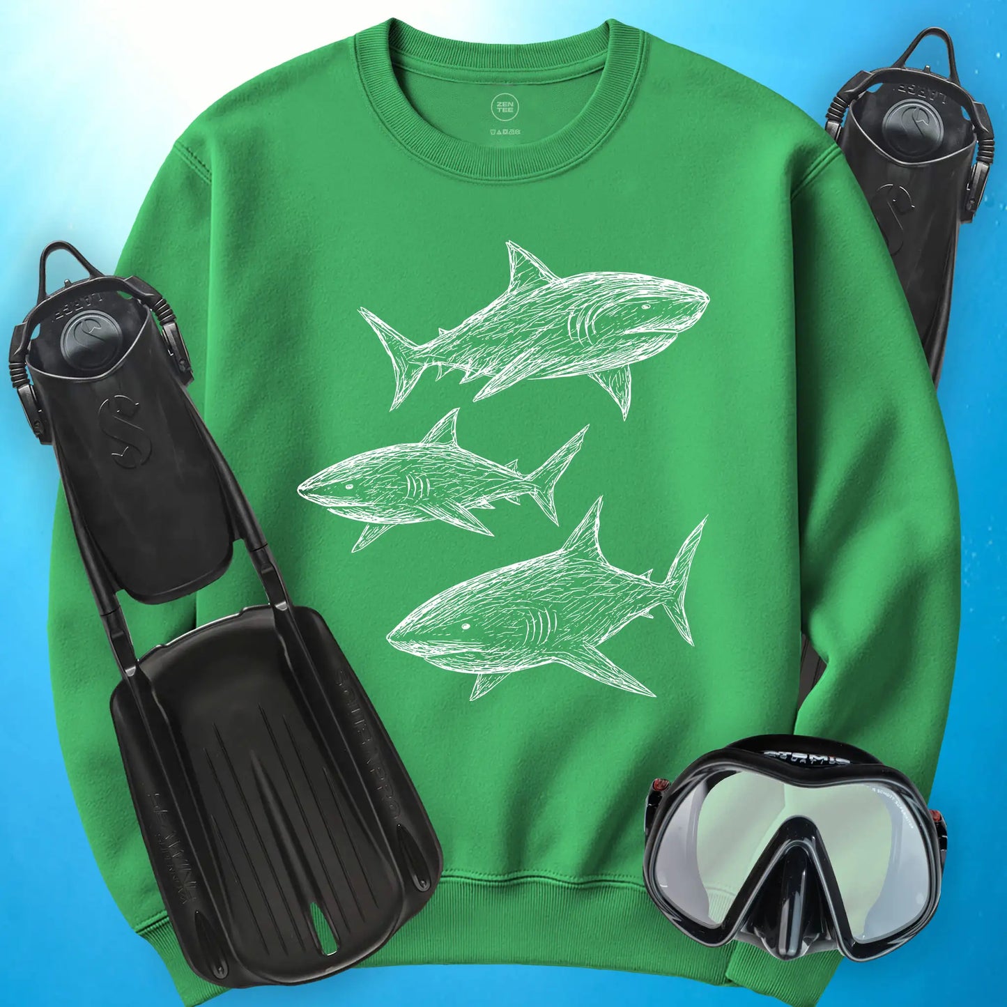 Sketchy Sharks Sweatshirt