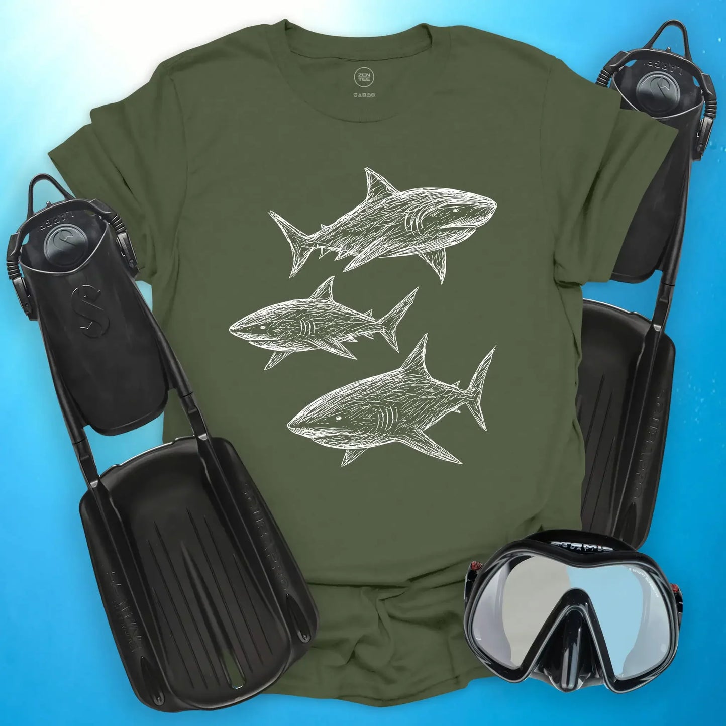 Sketchy Sharks T-Shirt