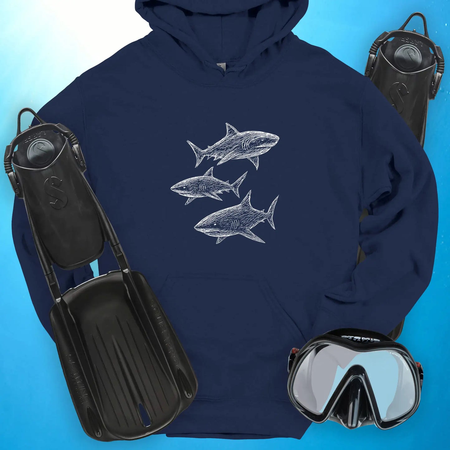 Sketchy Sharks Hoodie