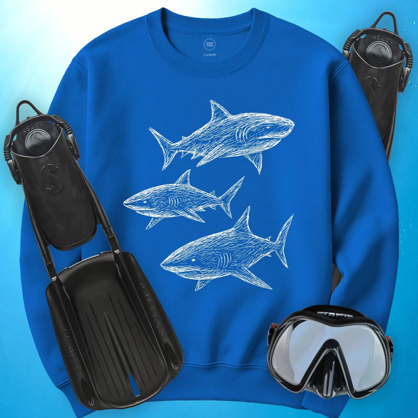Sketchy Sharks Sweatshirt