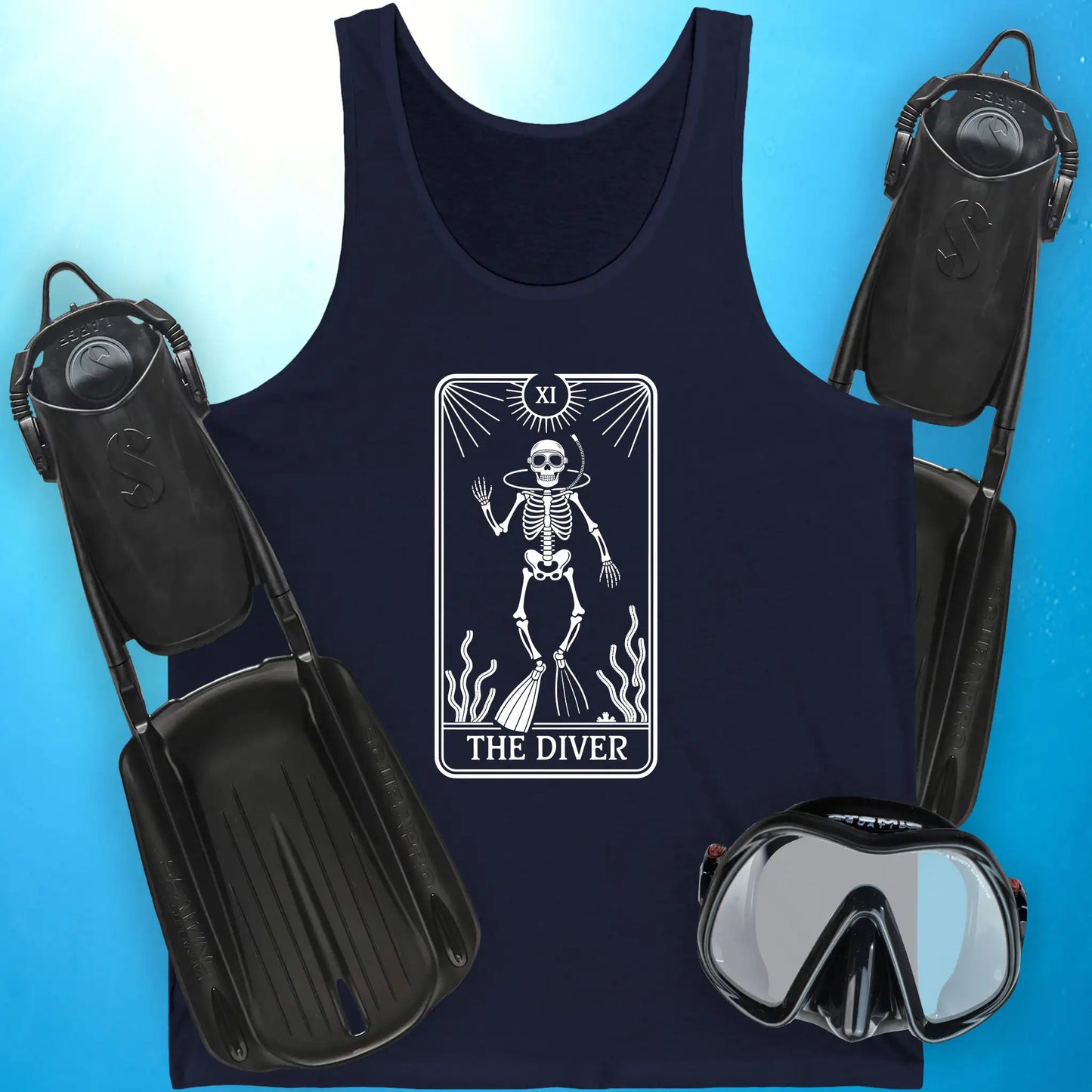 The Diver Tarot Tank Top