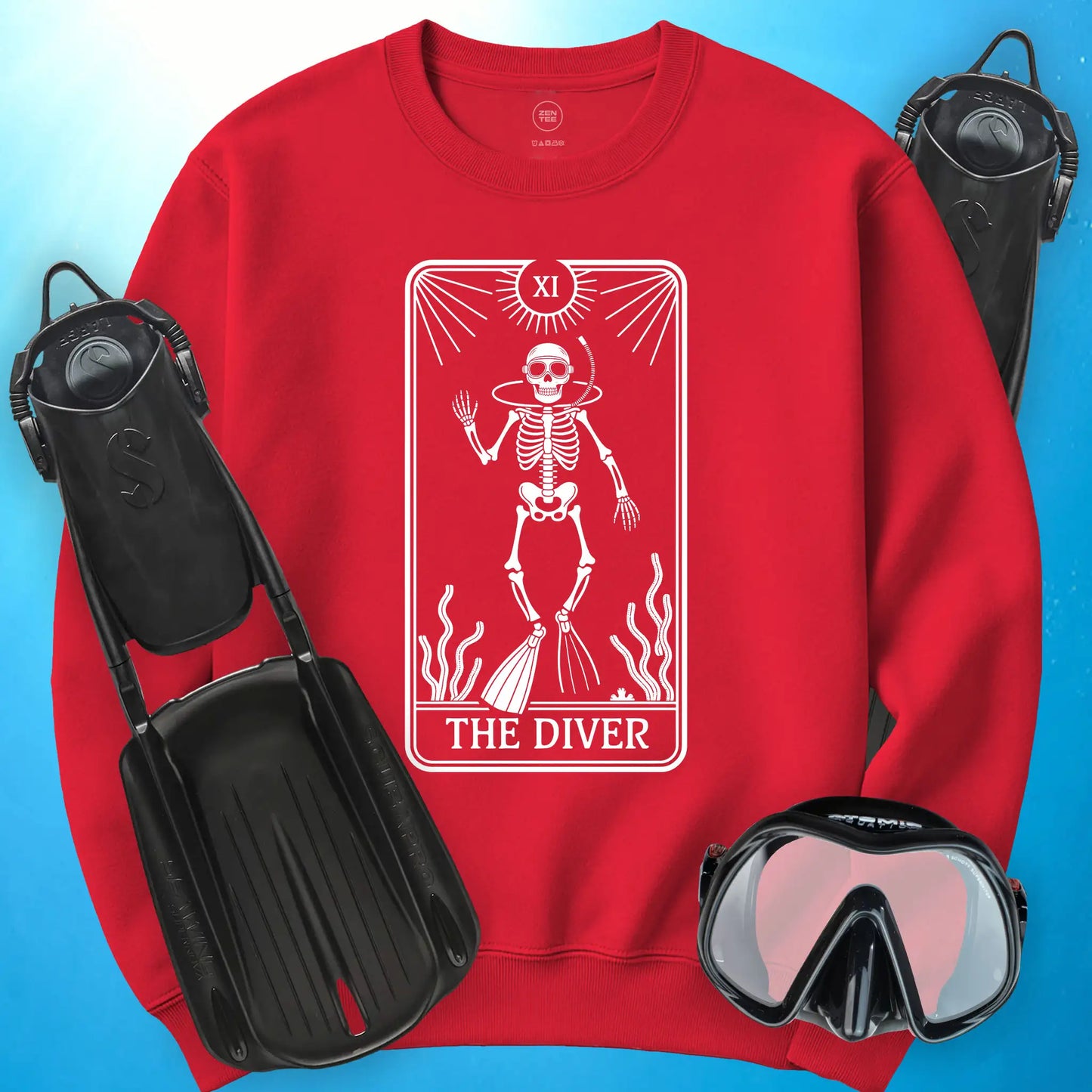The Diver Tarot Sweatshirt