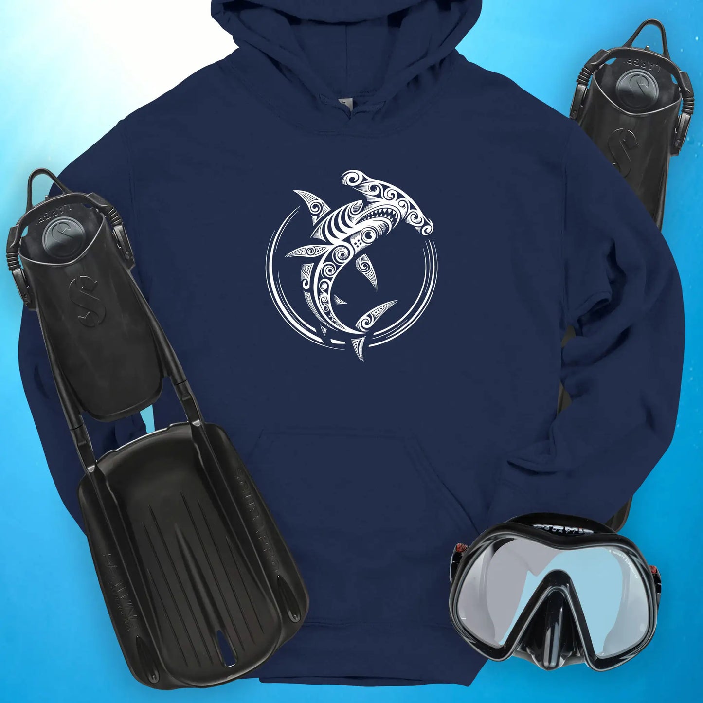 Tribal Hammerhead Hoodie