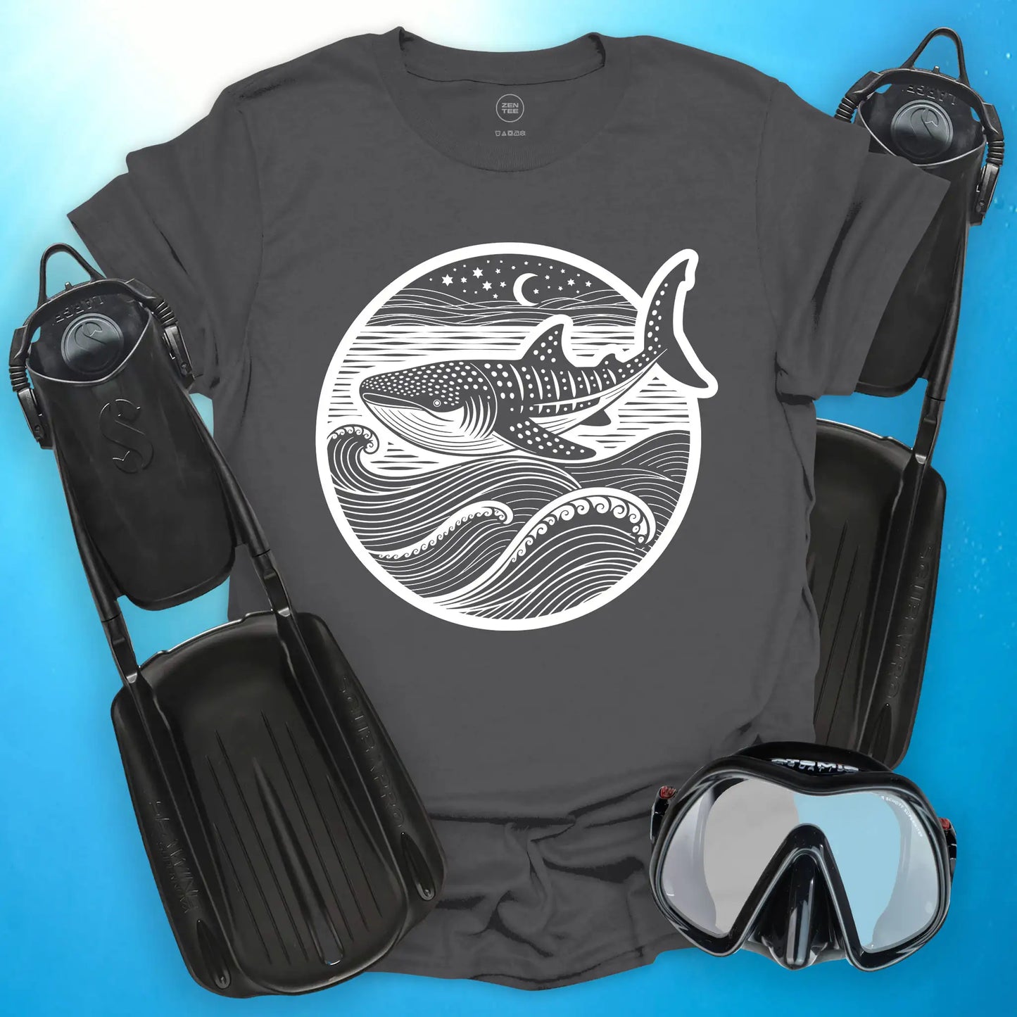 Whale Shark Lunar Voyage T-Shirt