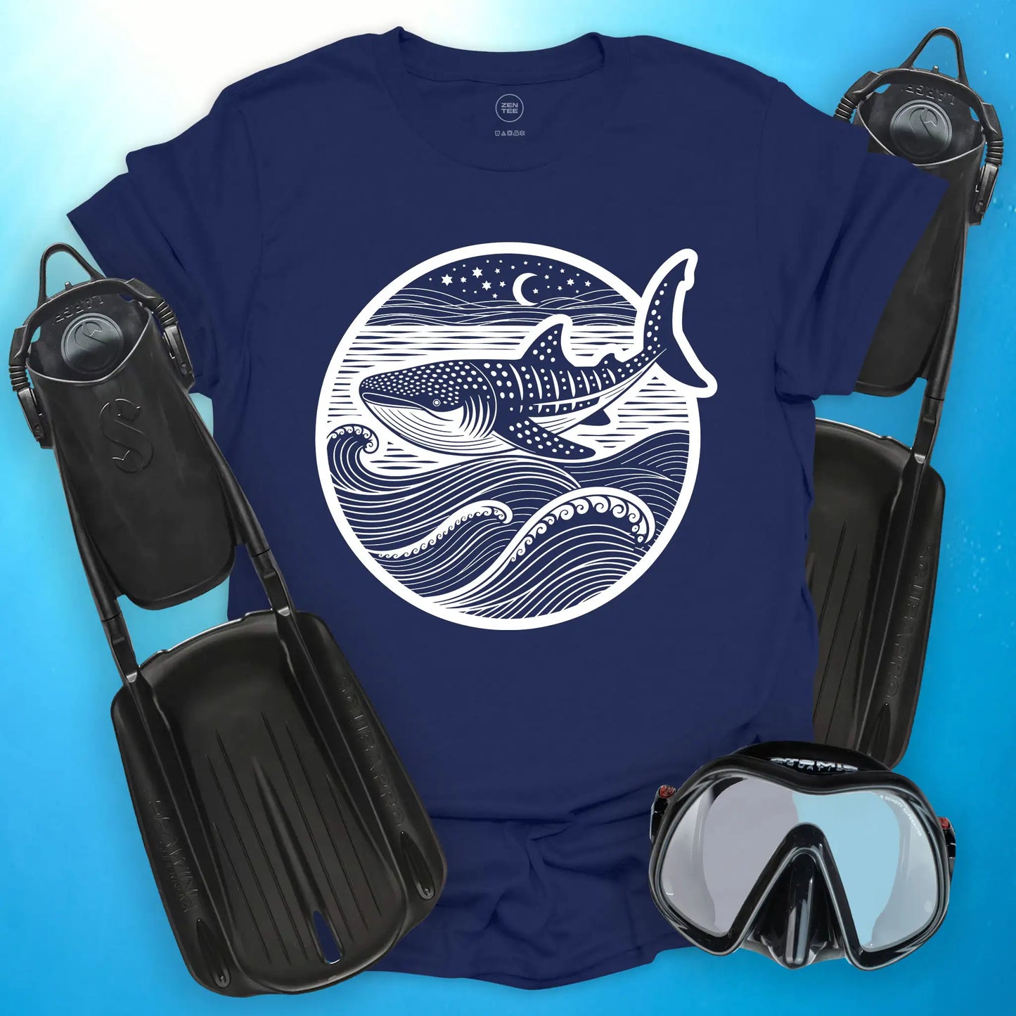 Whale Shark Lunar Voyage T-Shirt