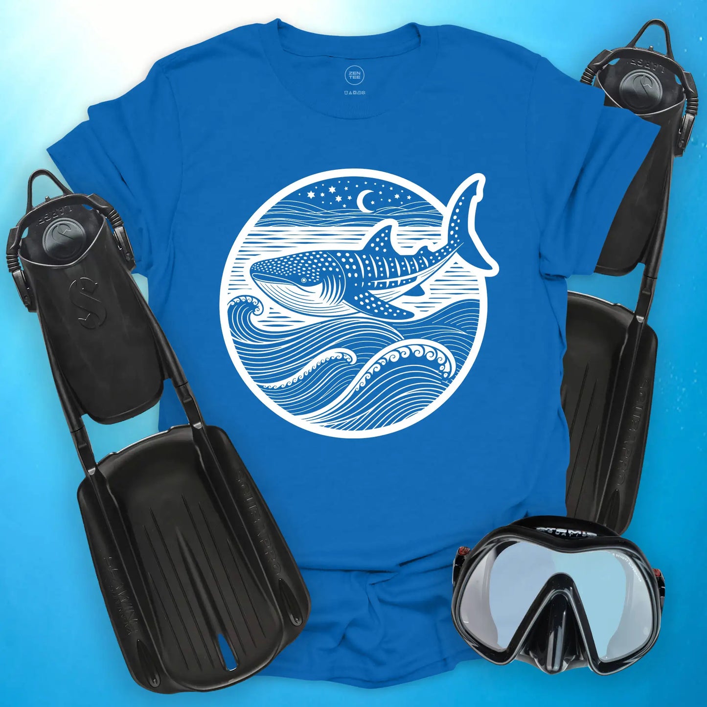 Whale Shark Lunar Voyage T-Shirt