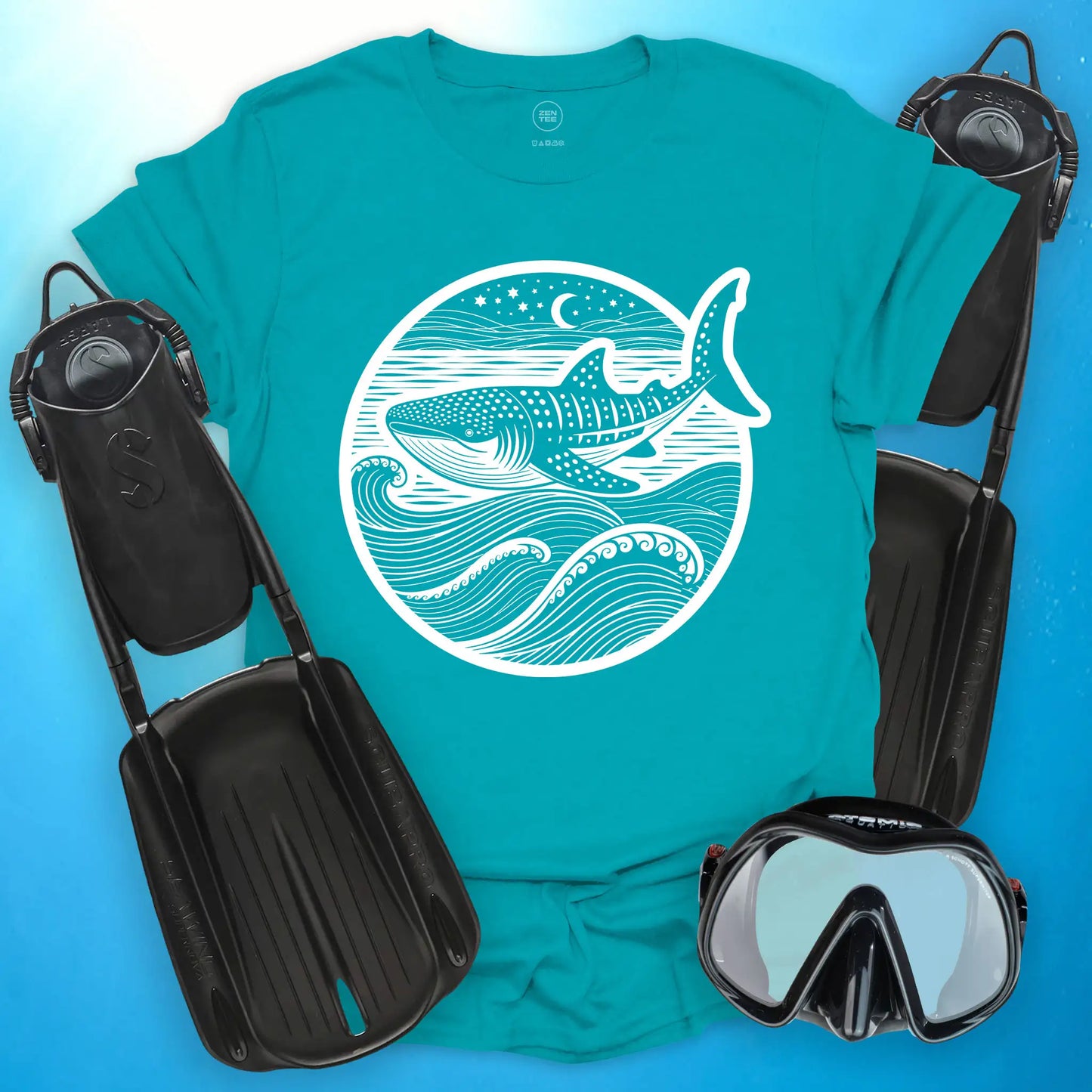 Whale Shark Lunar Voyage T-Shirt