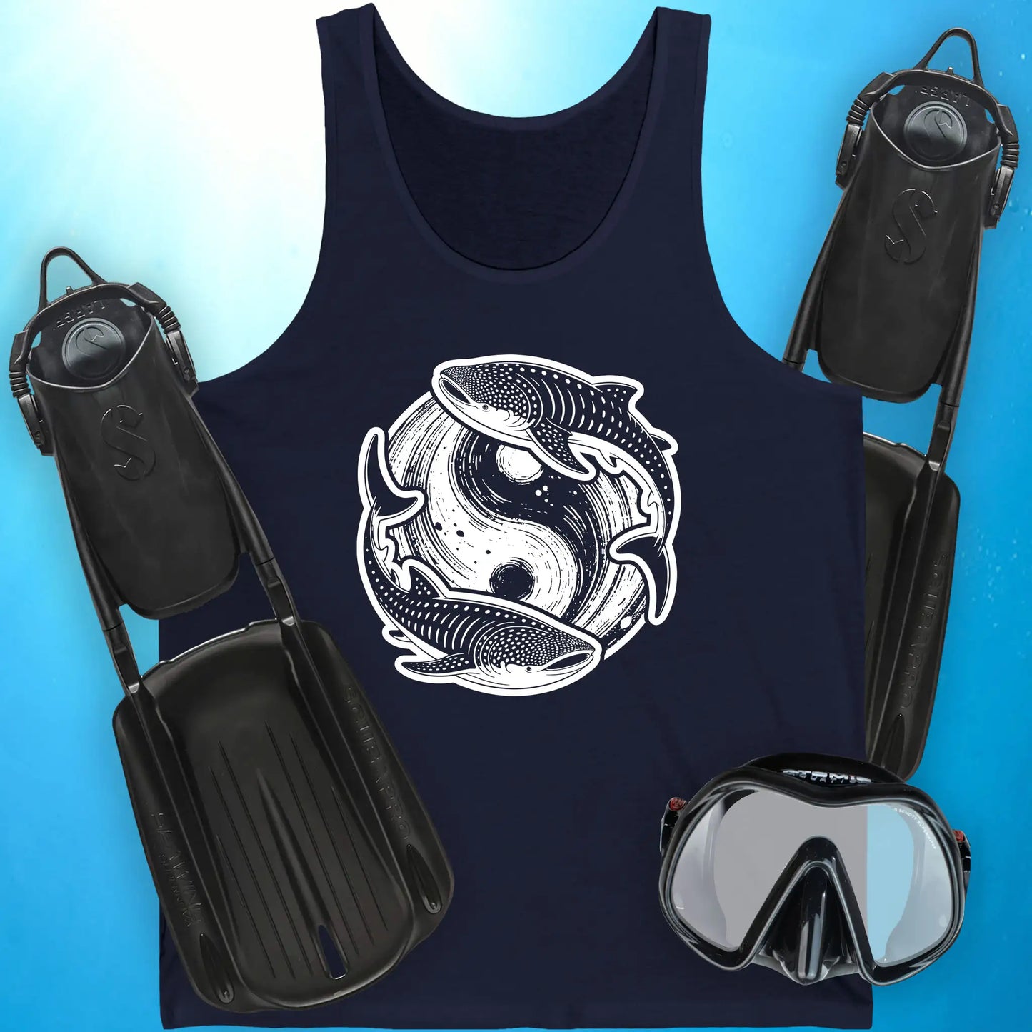 Whale Shark Yin Yang Tank Top