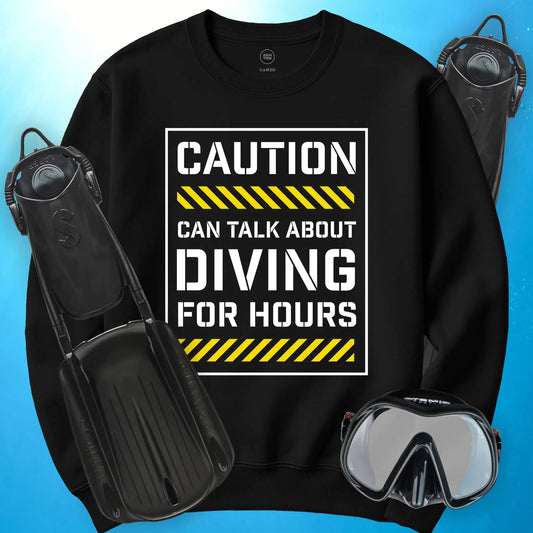 Can Talk About Diving Sweatshirt