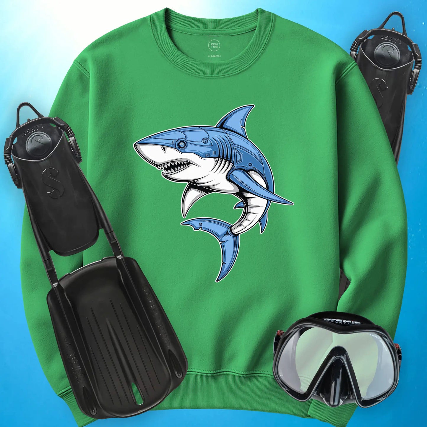 Cyber Shark Sweatshirt