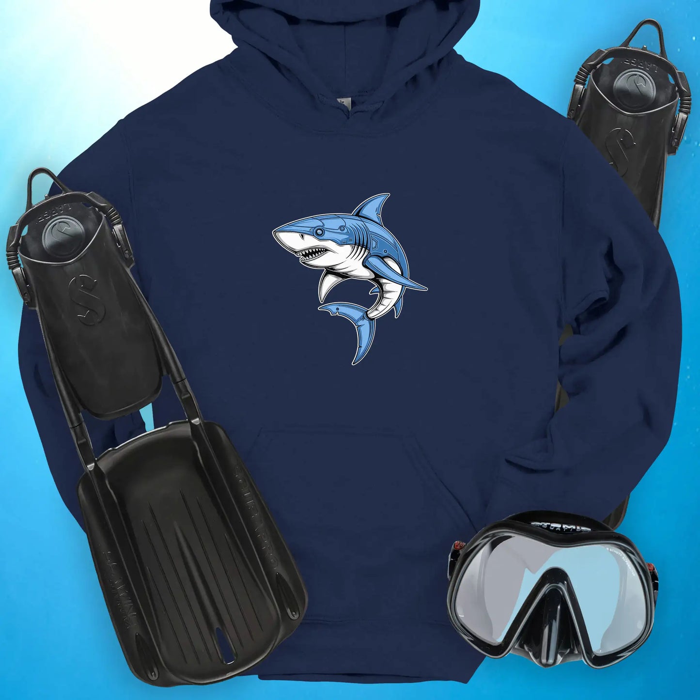 Cyber Shark Hoodie
