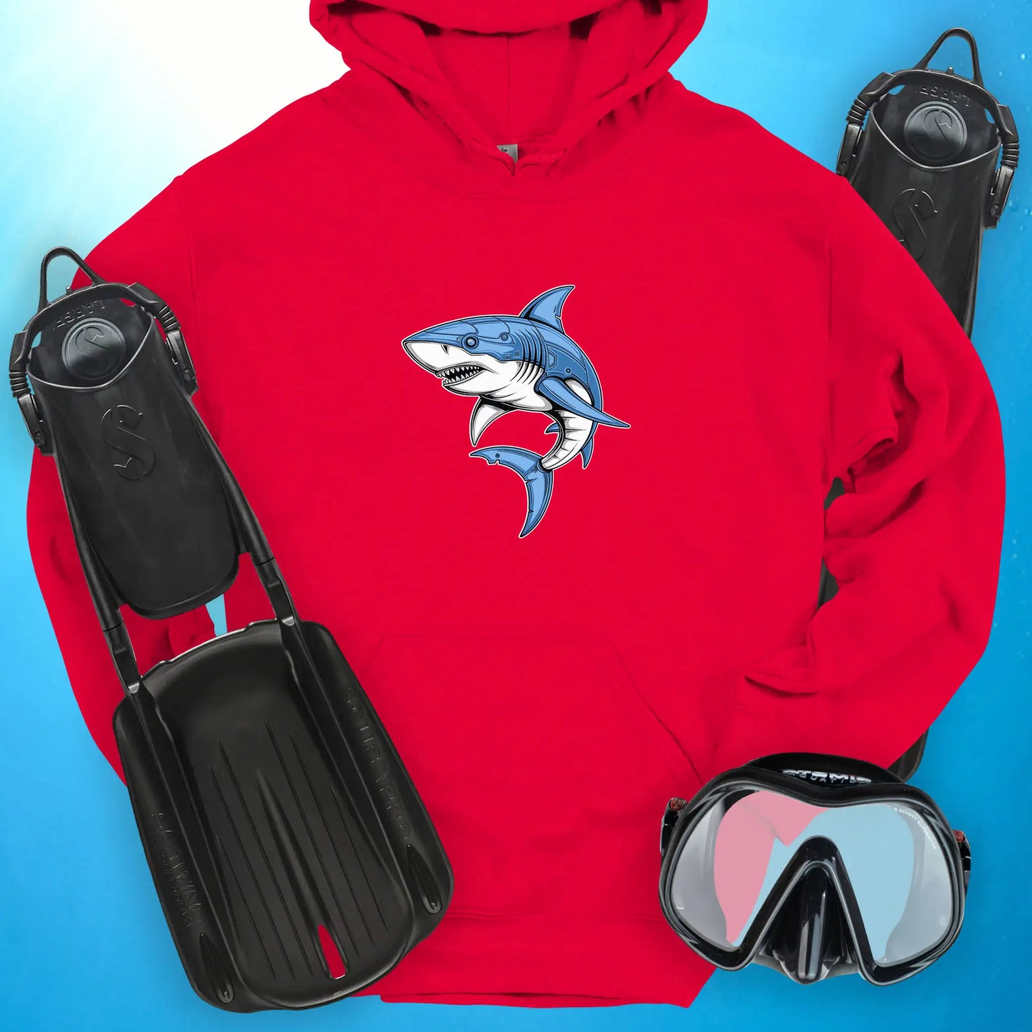 Cyber Shark Hoodie