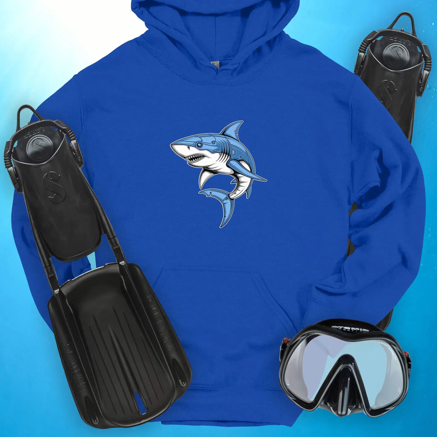 Cyber Shark Hoodie