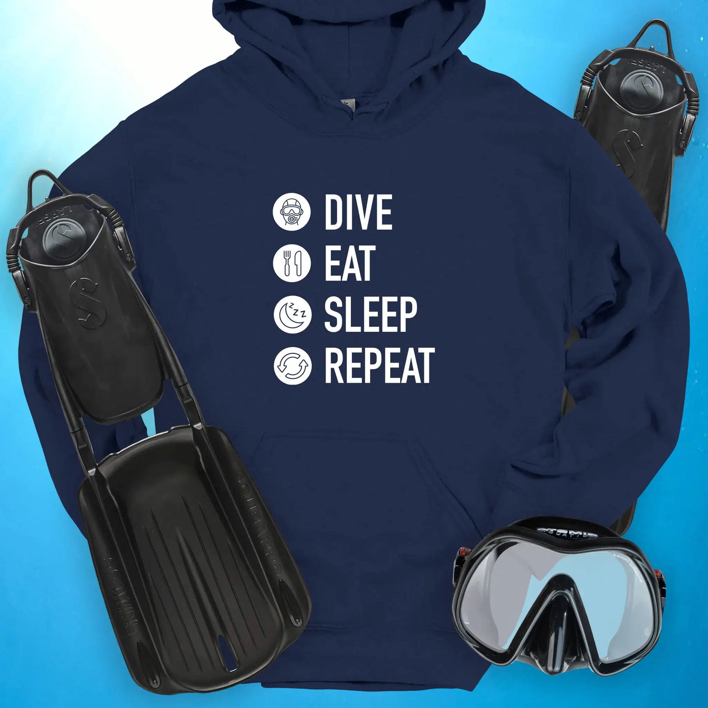 Dive. Eat. Sleep. Repeat Hoodie