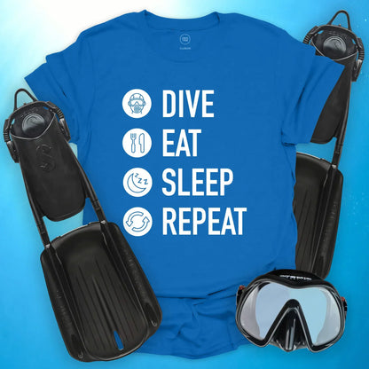 Dive. Eat. Sleep. Repeat T-Shirt