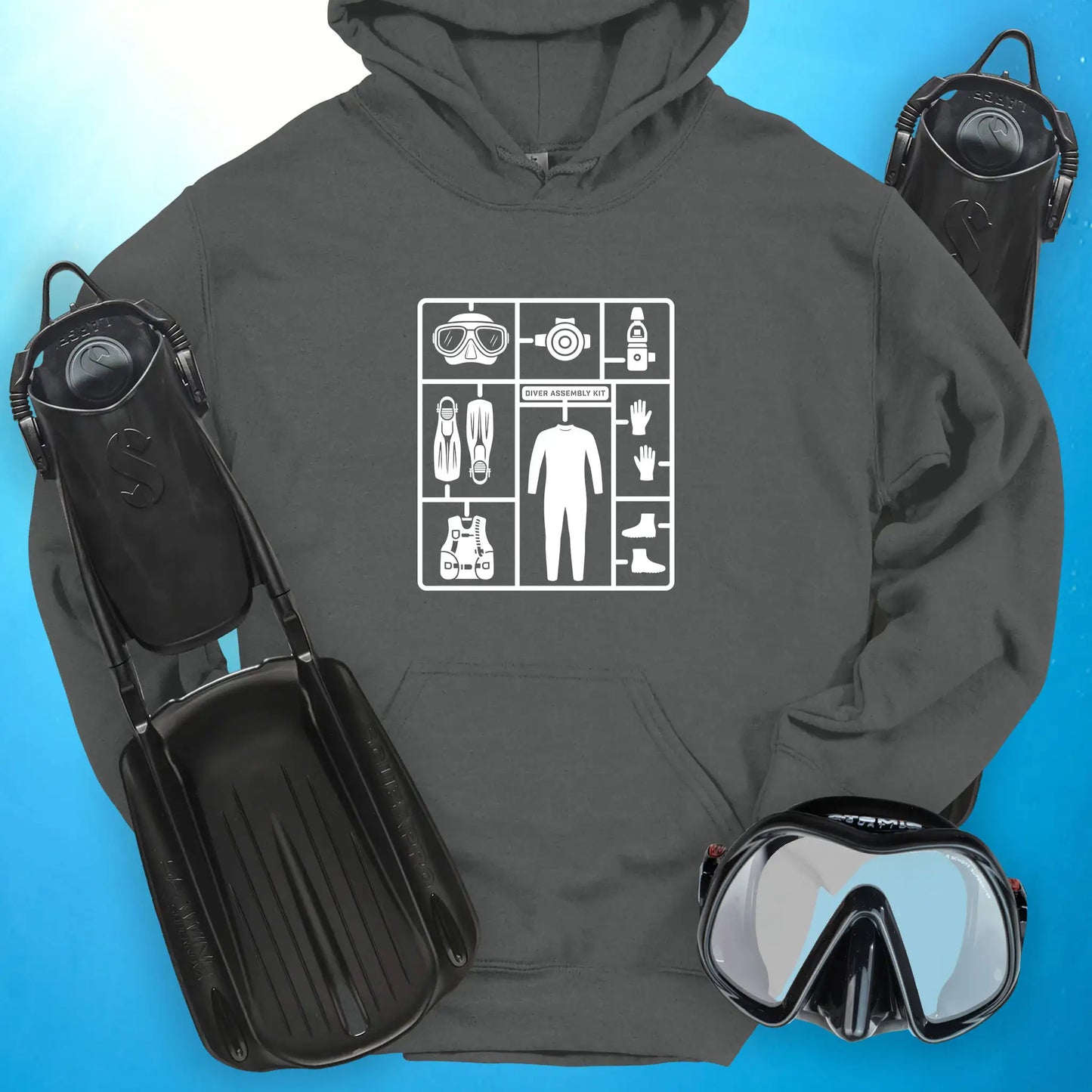 Diver Assembly Kit Hoodie