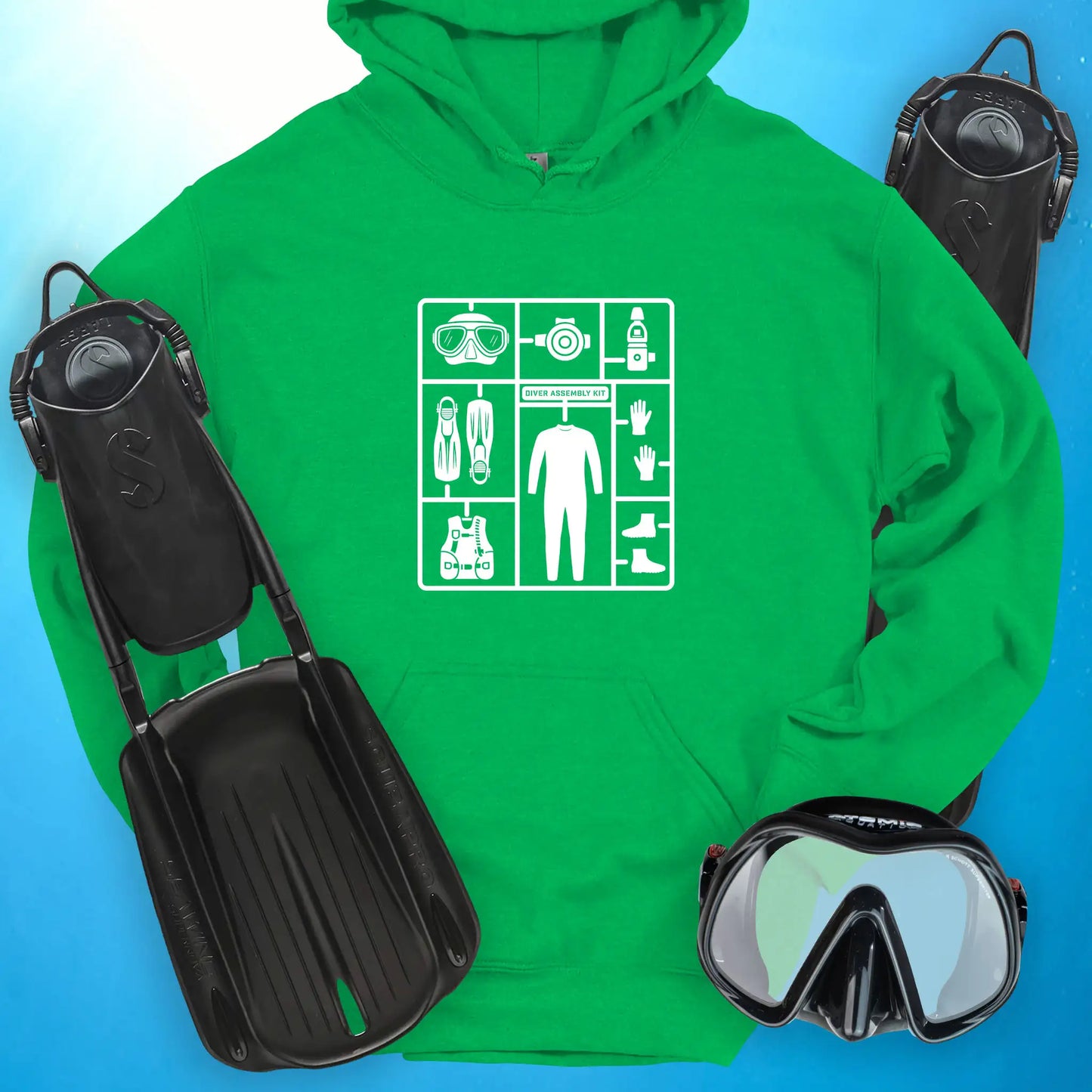 Diver Assembly Kit Hoodie