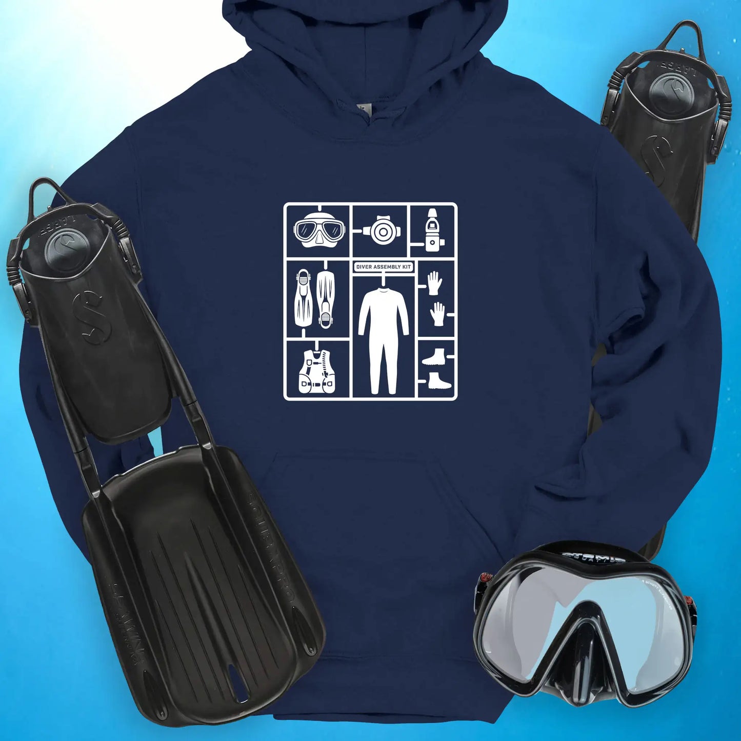 Diver Assembly Kit Hoodie