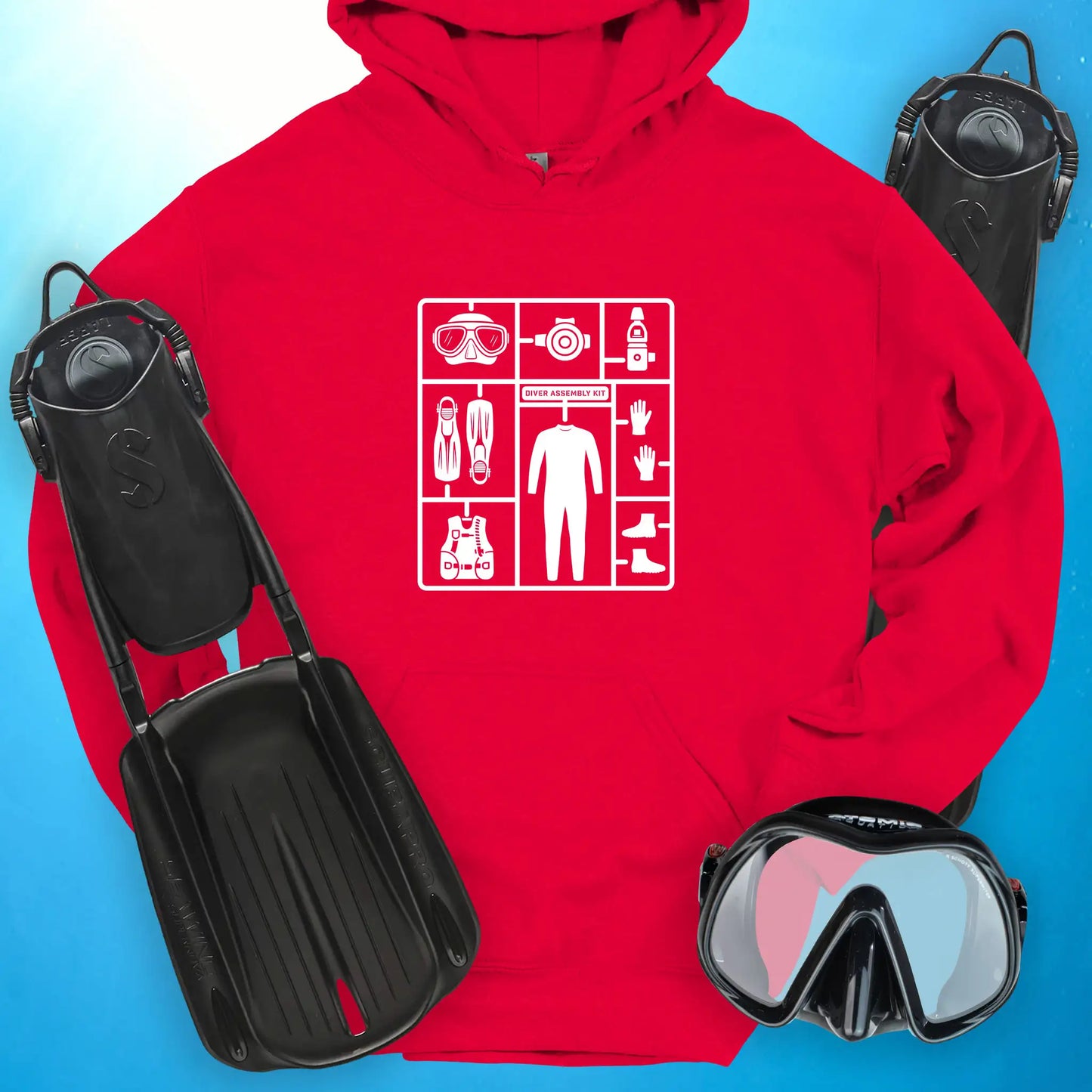 Diver Assembly Kit Hoodie